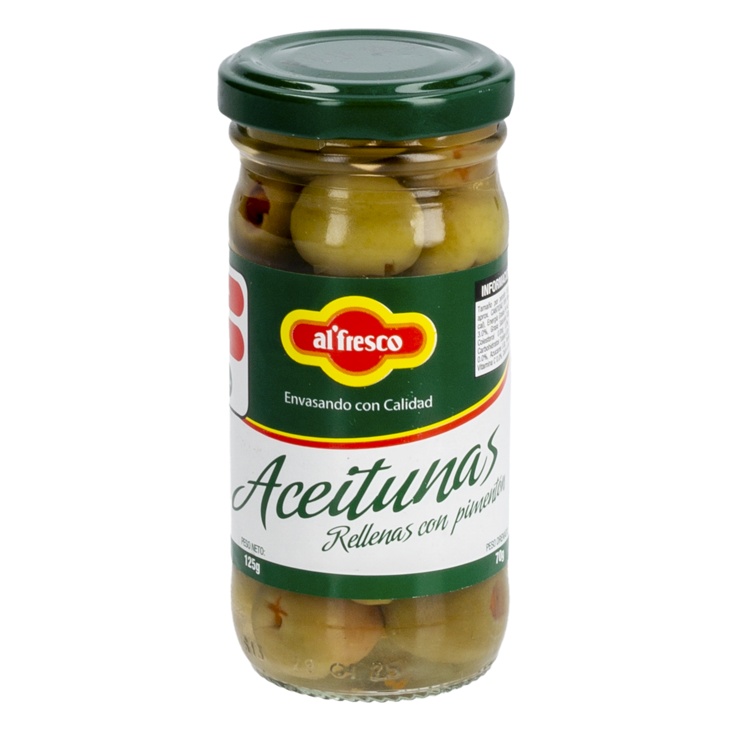 Aceitunas Rellenas AL’FRESCO 125 g