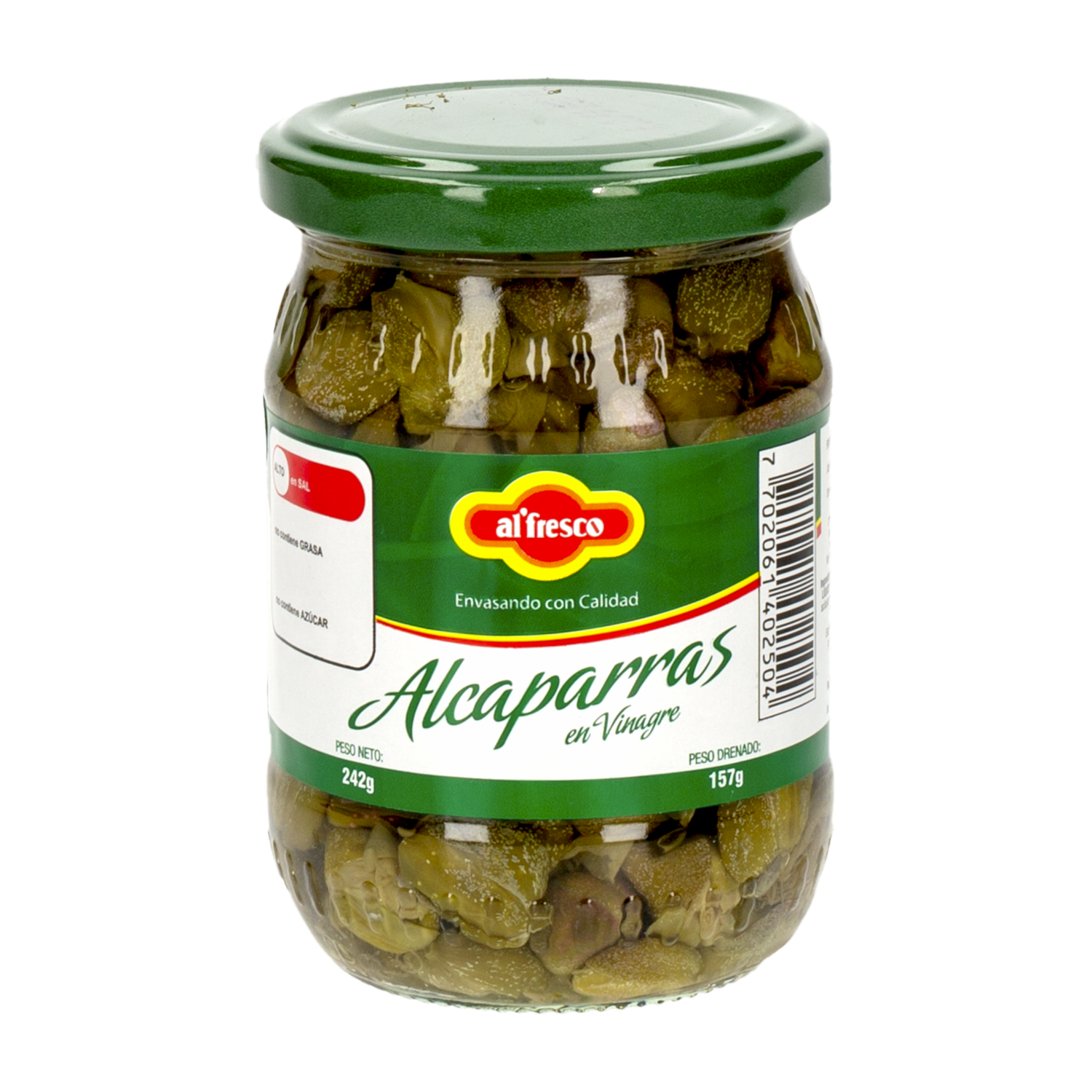 Alcaparras En Conserva AL’FRESCO 242 G