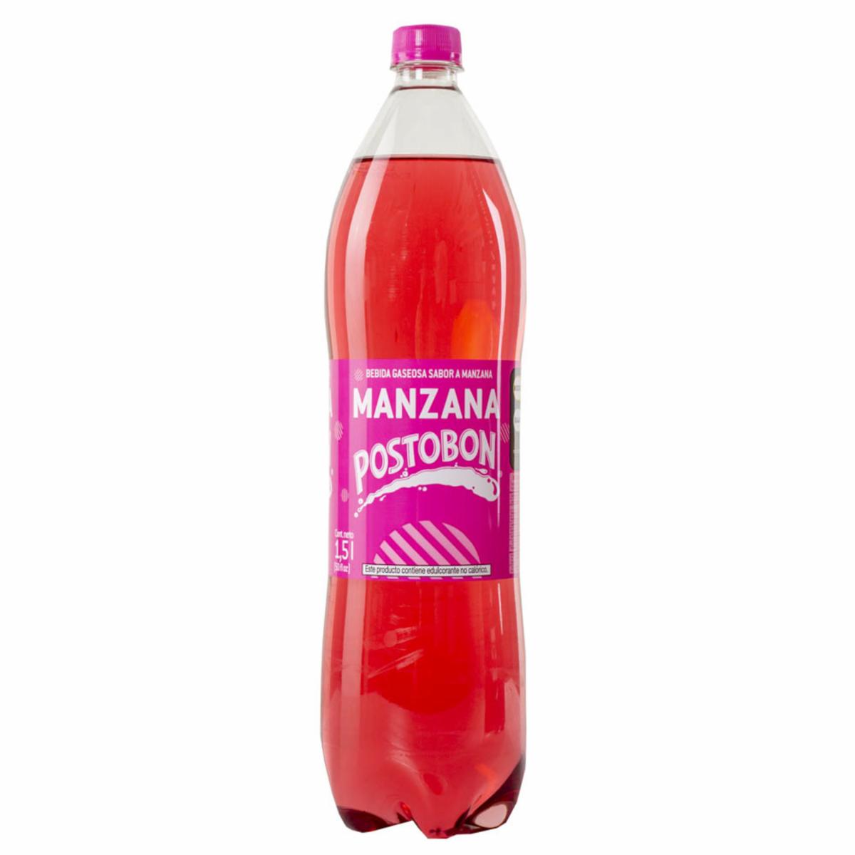 Bebida Gaseosa Sabor A Manzana POSTOBON 1500 Ml