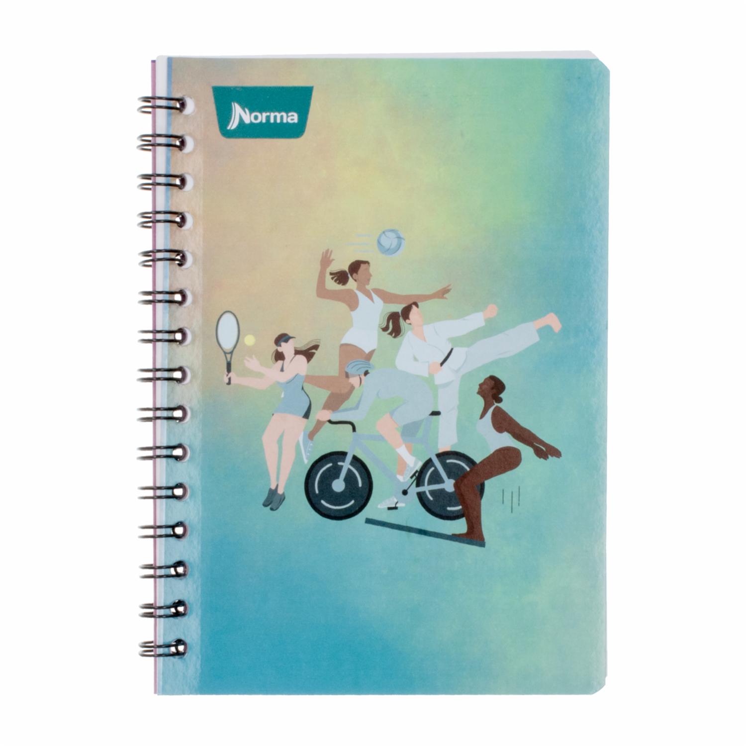 Cuaderno Junior Argollado 1 Línea NORMA 60 Hojas