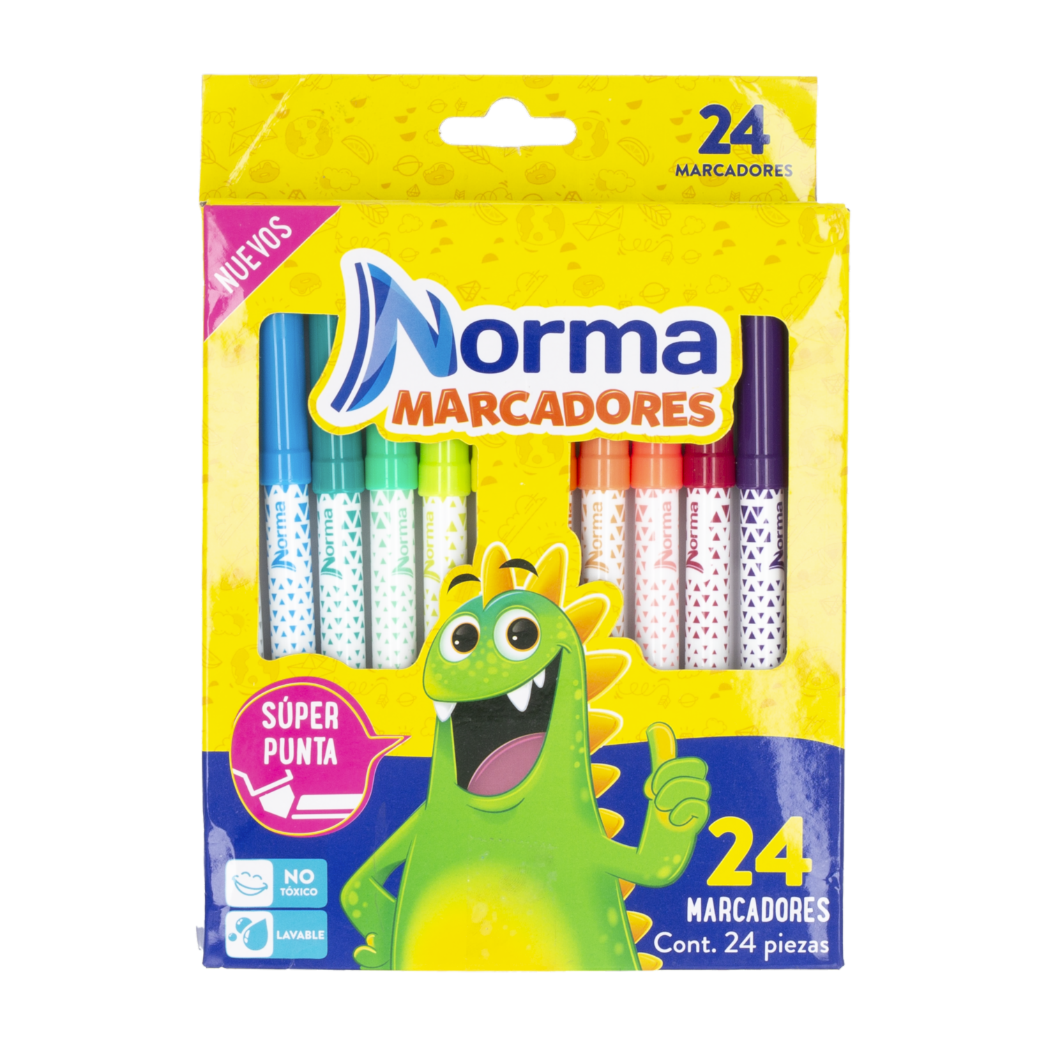 Marcador Lavable NORMA X 24 Uds