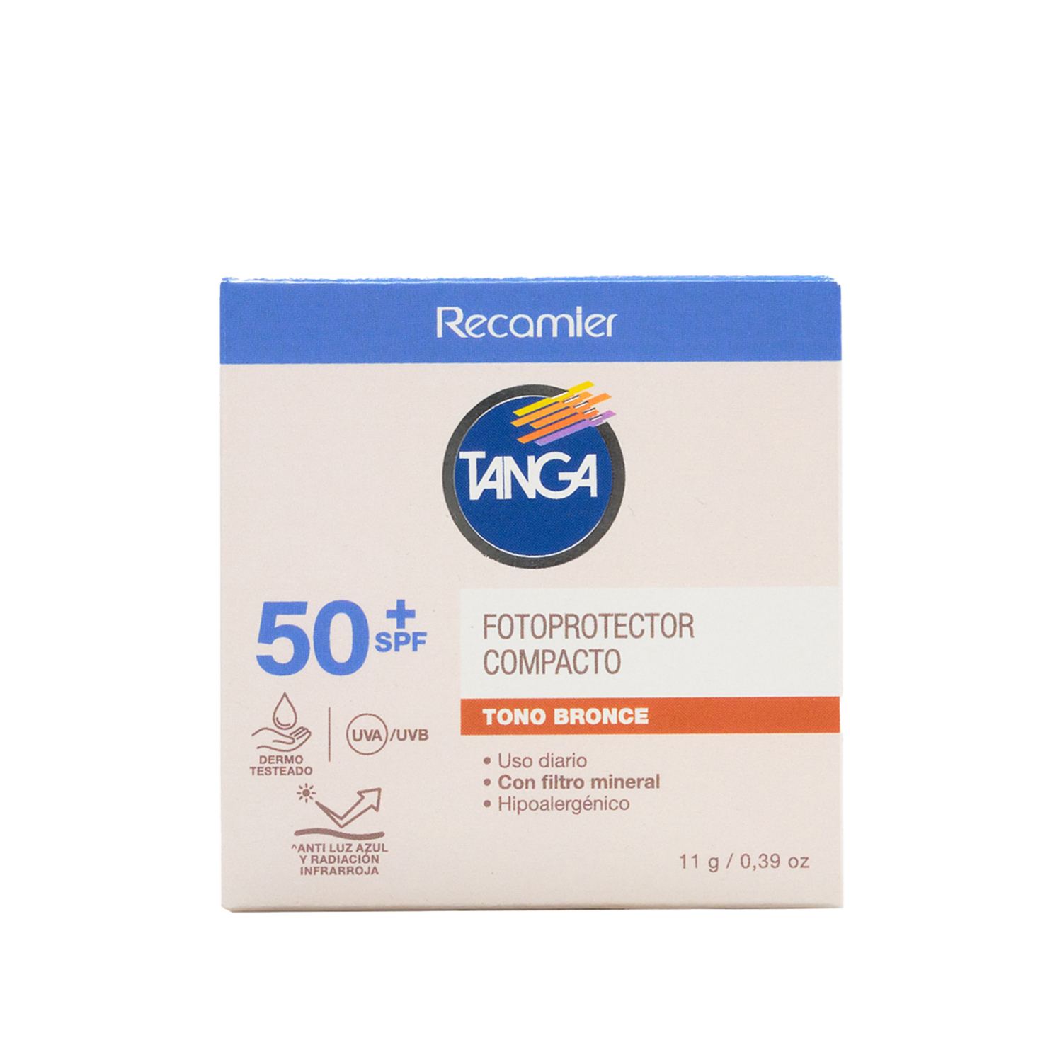 Protector Solar Compact Bronce SPF 50 TANGA 11 G