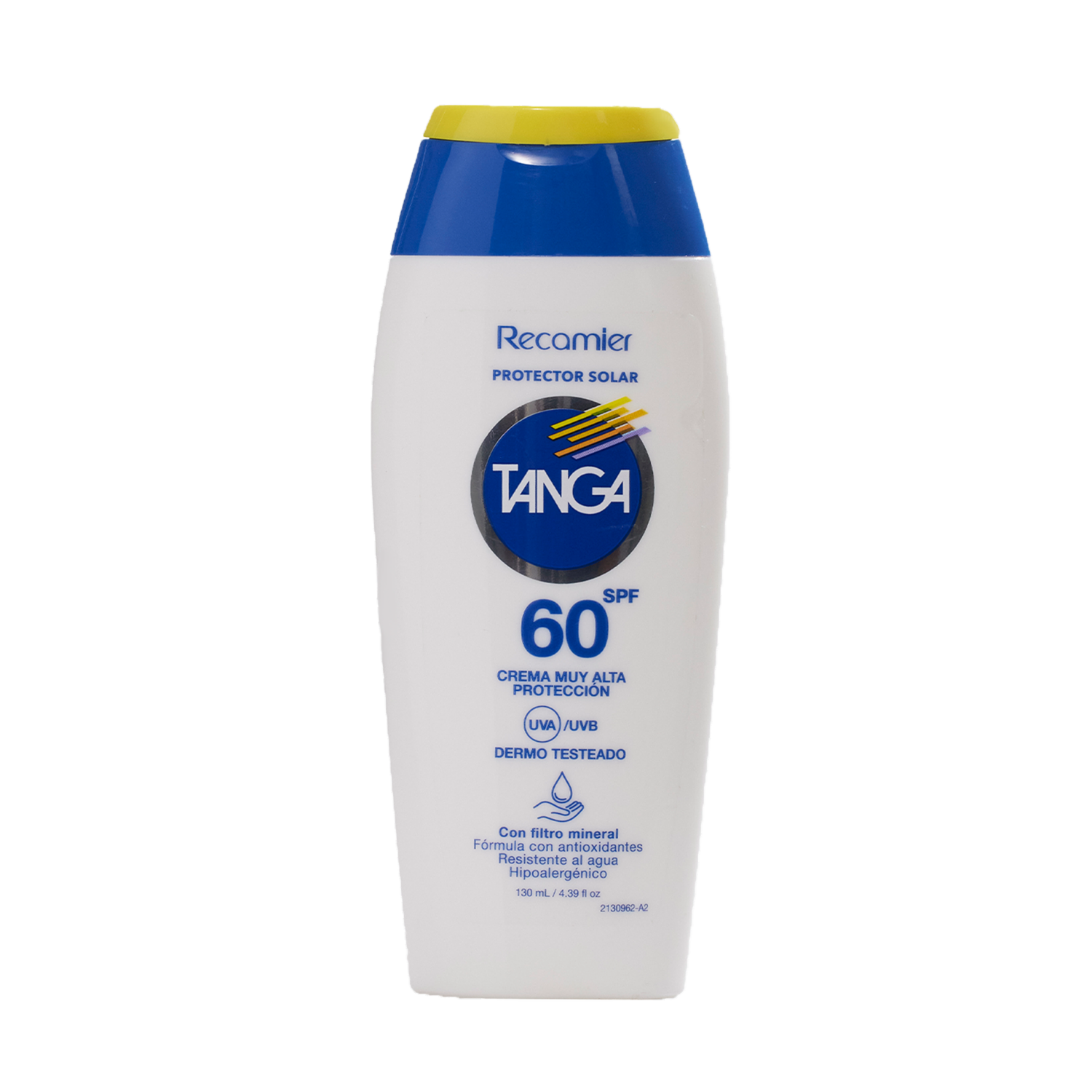 Protector Solar En Crema SPF 60 TANGA 130 Ml
