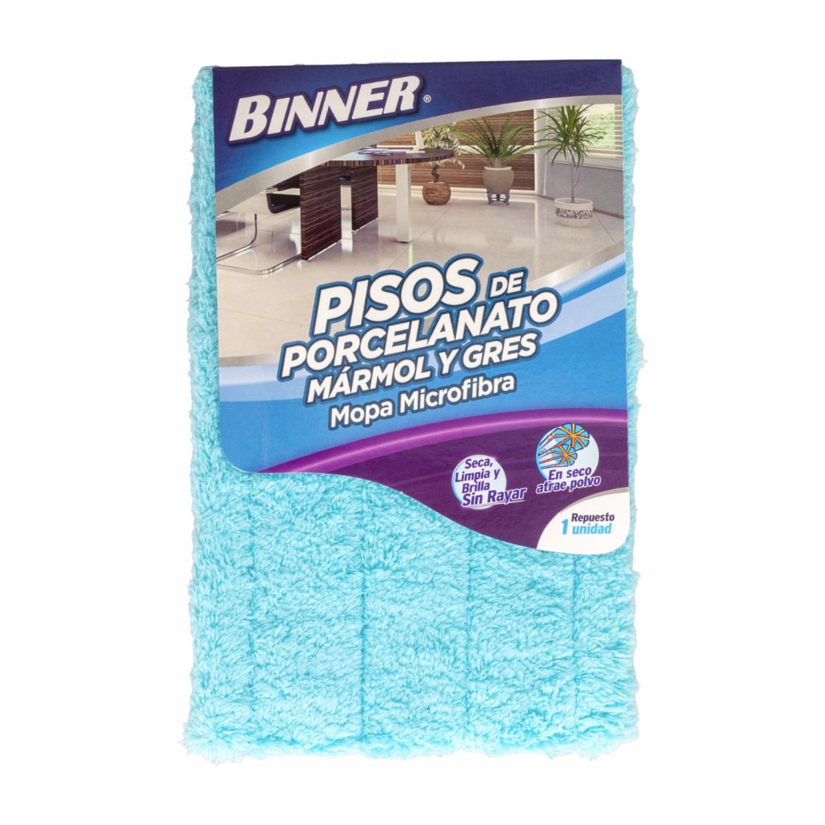 Repuesto Mopa Microfibra Para Porcelanato BINNER Unidad