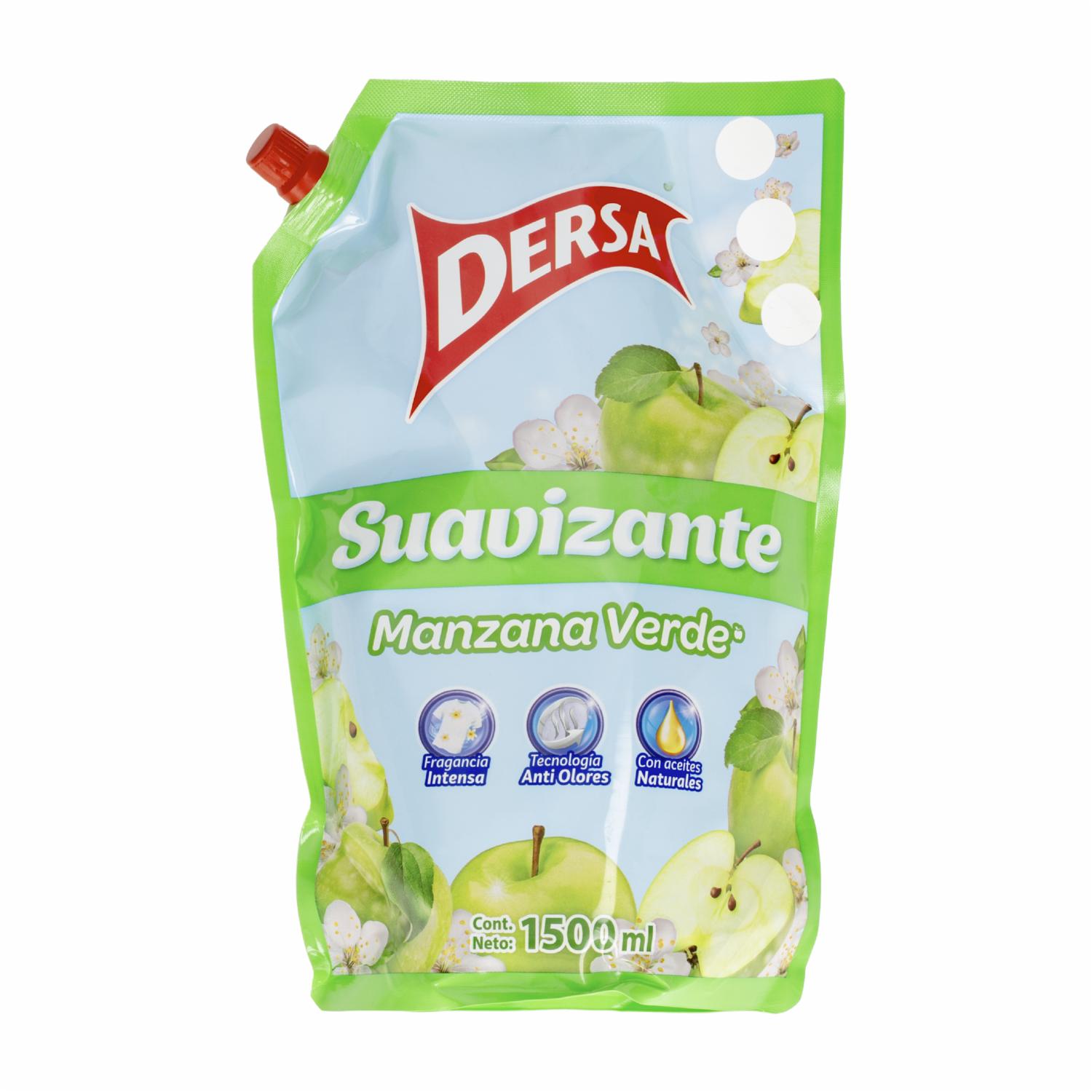 Suavizante Manzana Verde DERSA 1500 Ml