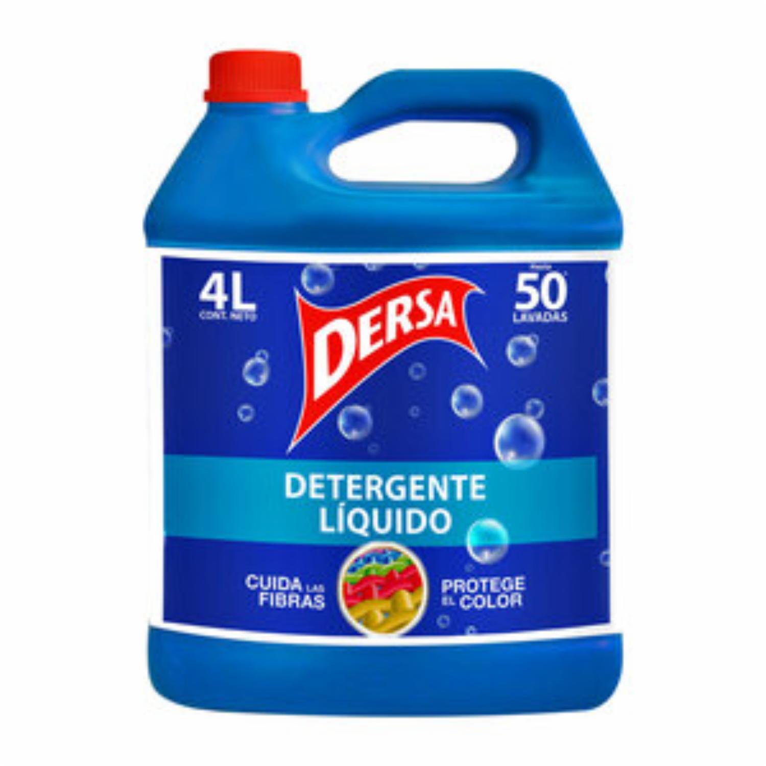 Detergente Líquido Protege El Color DERSA 4000 ml