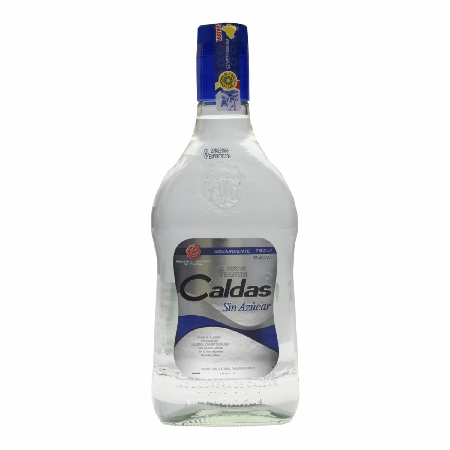 Aguardiente Sin Azúcar CALDAS 750 ML