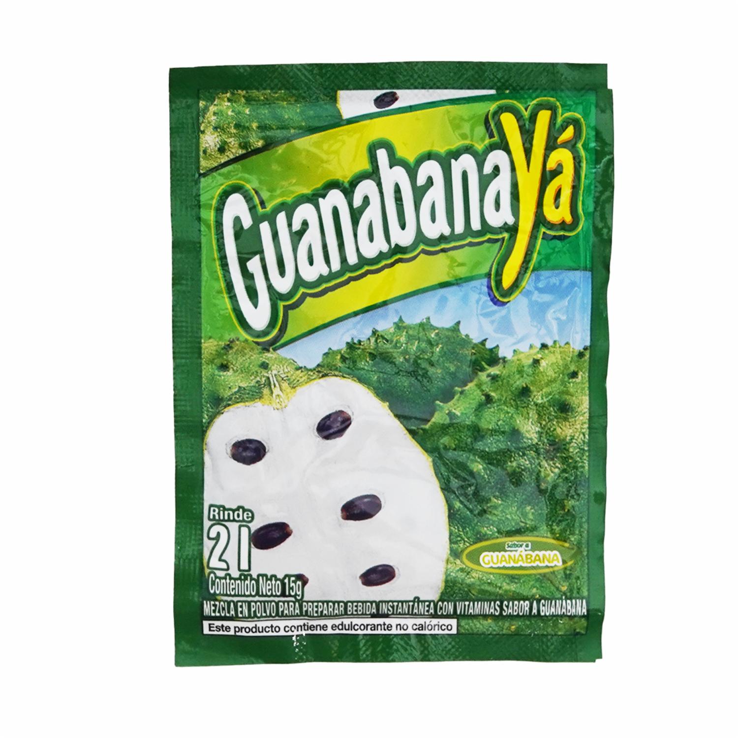 Jugo En Polvo Sabor  A Guanábana YA 15 g