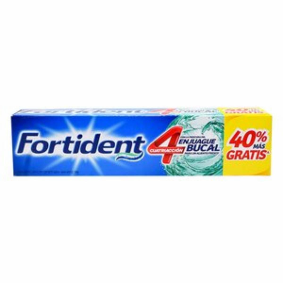 Pasta Dental Cuatriacción FORTIDENT 140 Ml