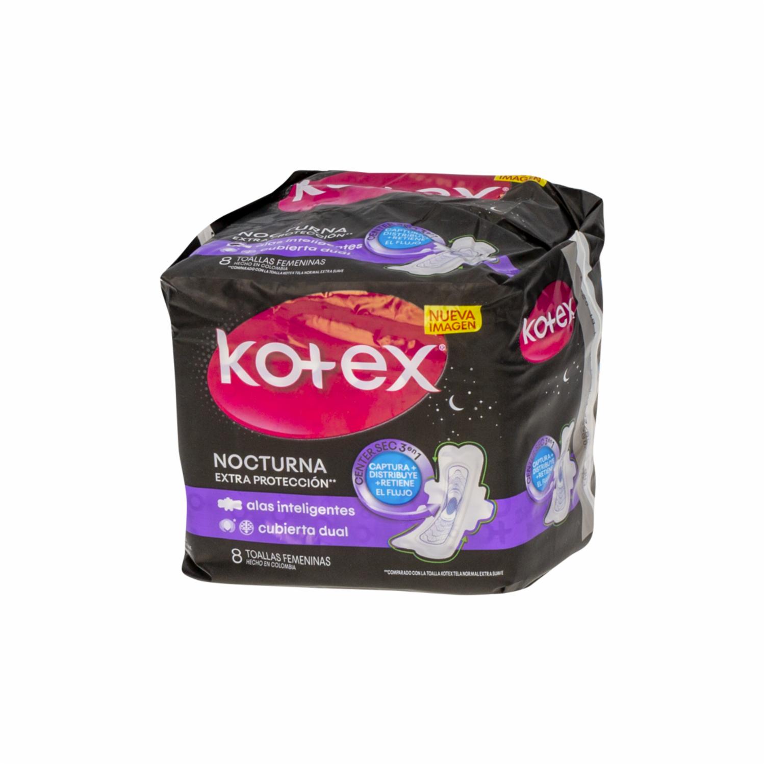 Toallas Evolution Dual Nocturna KONZIL X 8 Uds