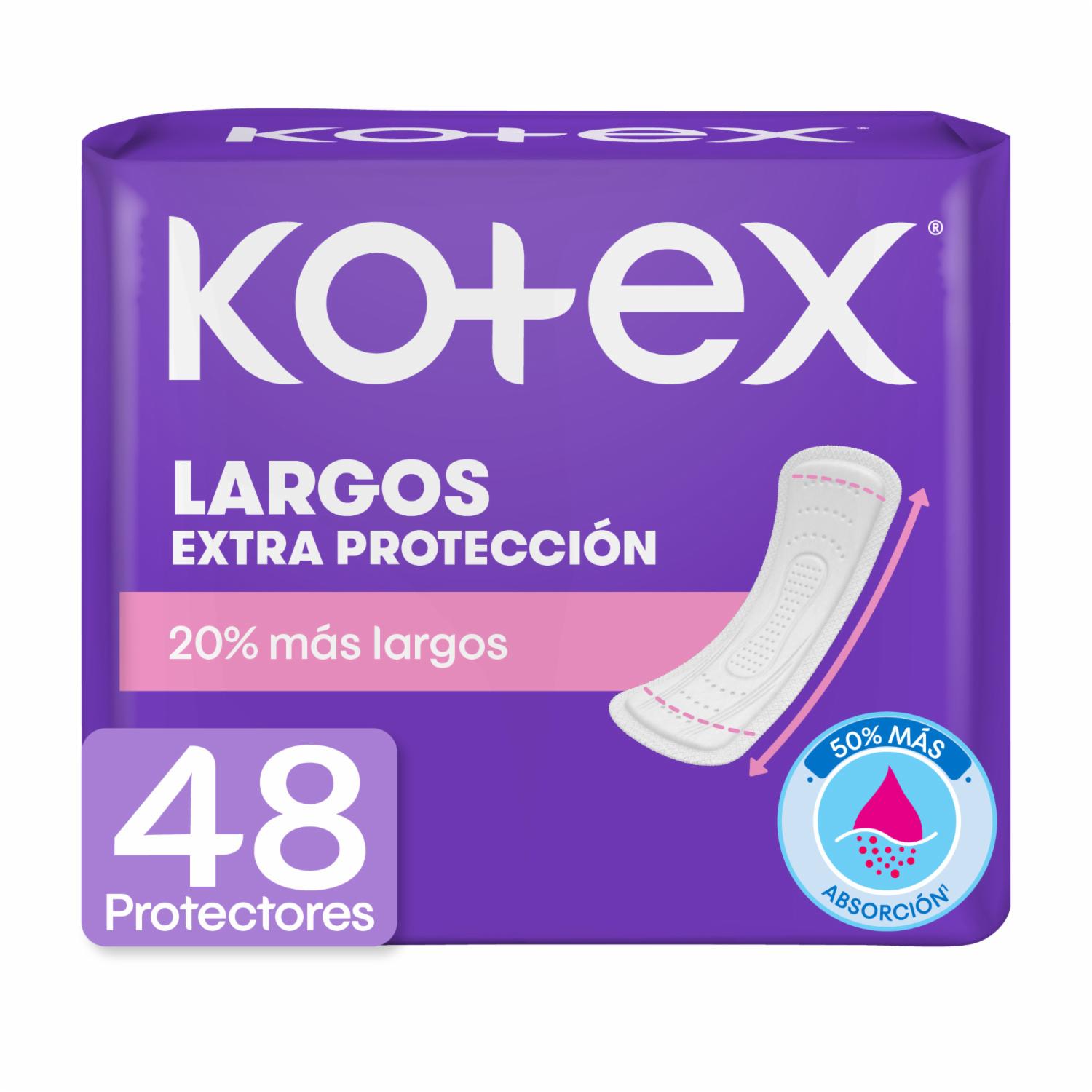 Protectores Diarios Largos KOTEX X 48 Uds