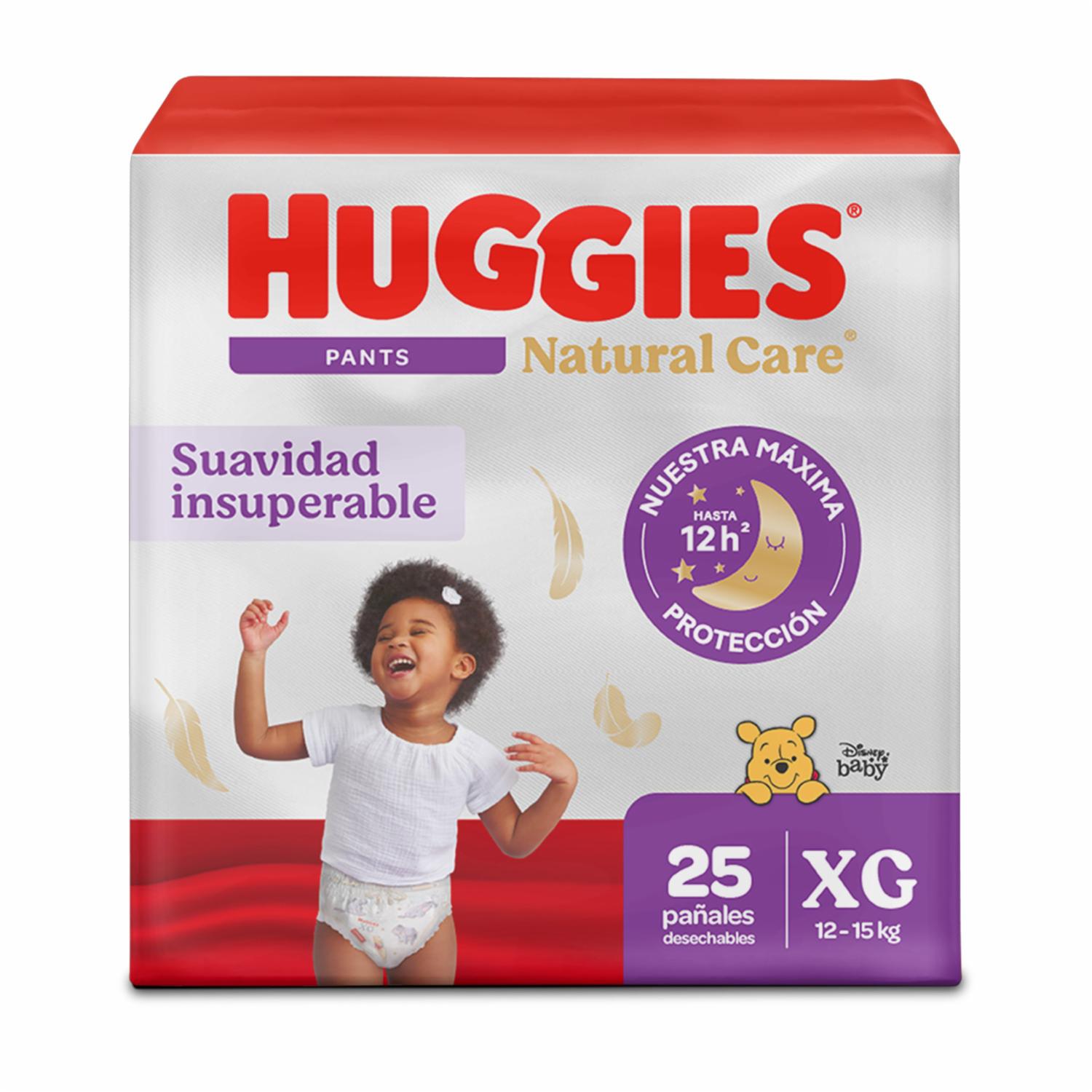Pañales Desechables Natural Care XG Etapa 4 HUGGIES X 25 Uds
