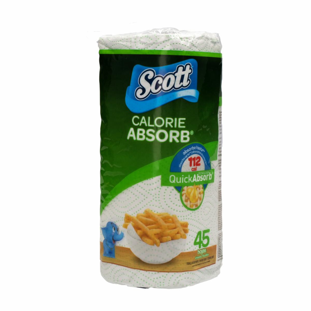 Toalla De Cocina Absorbente Calorie SCOTT 45 M