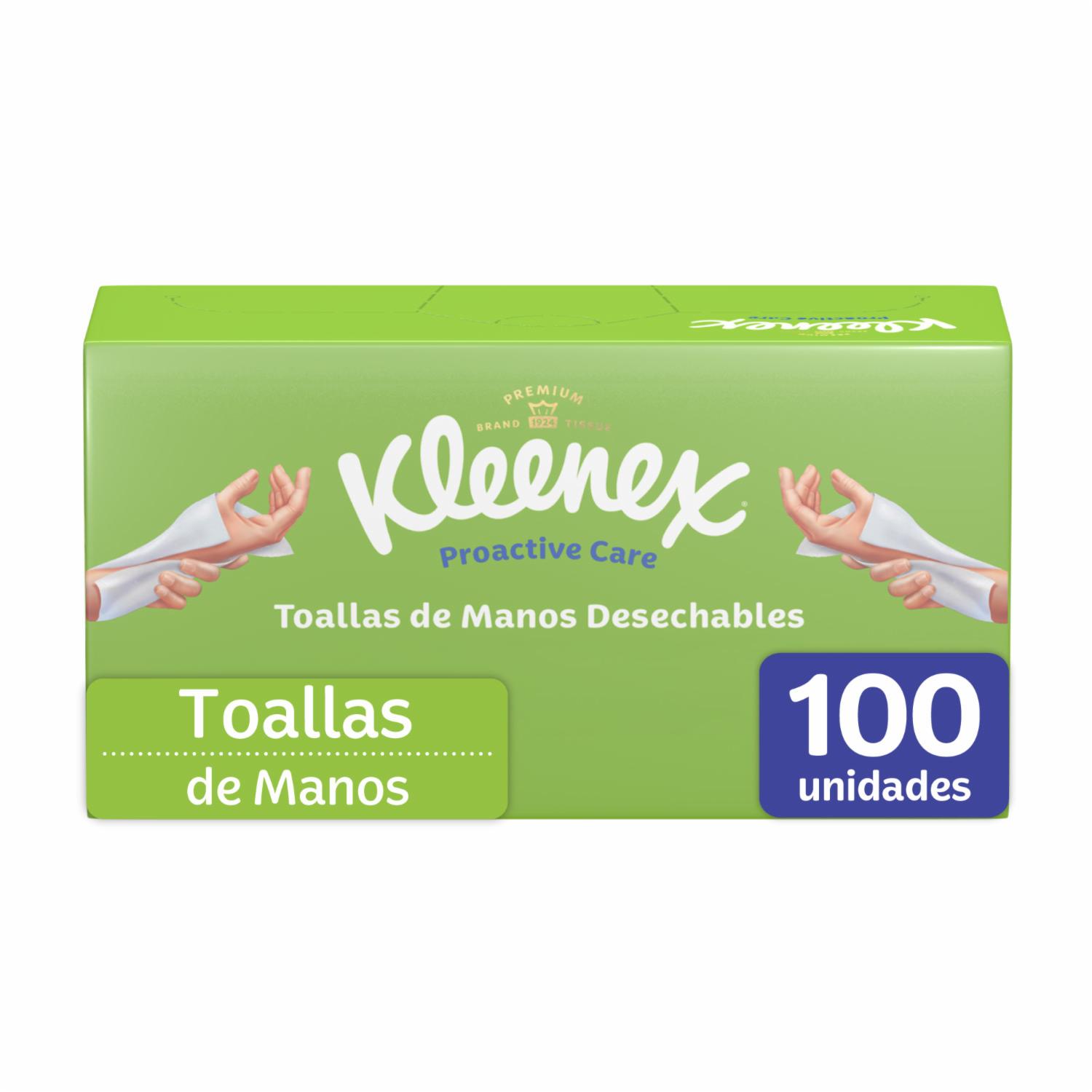 Toalla De Manos Desechables KLEENEX X 100 Uds