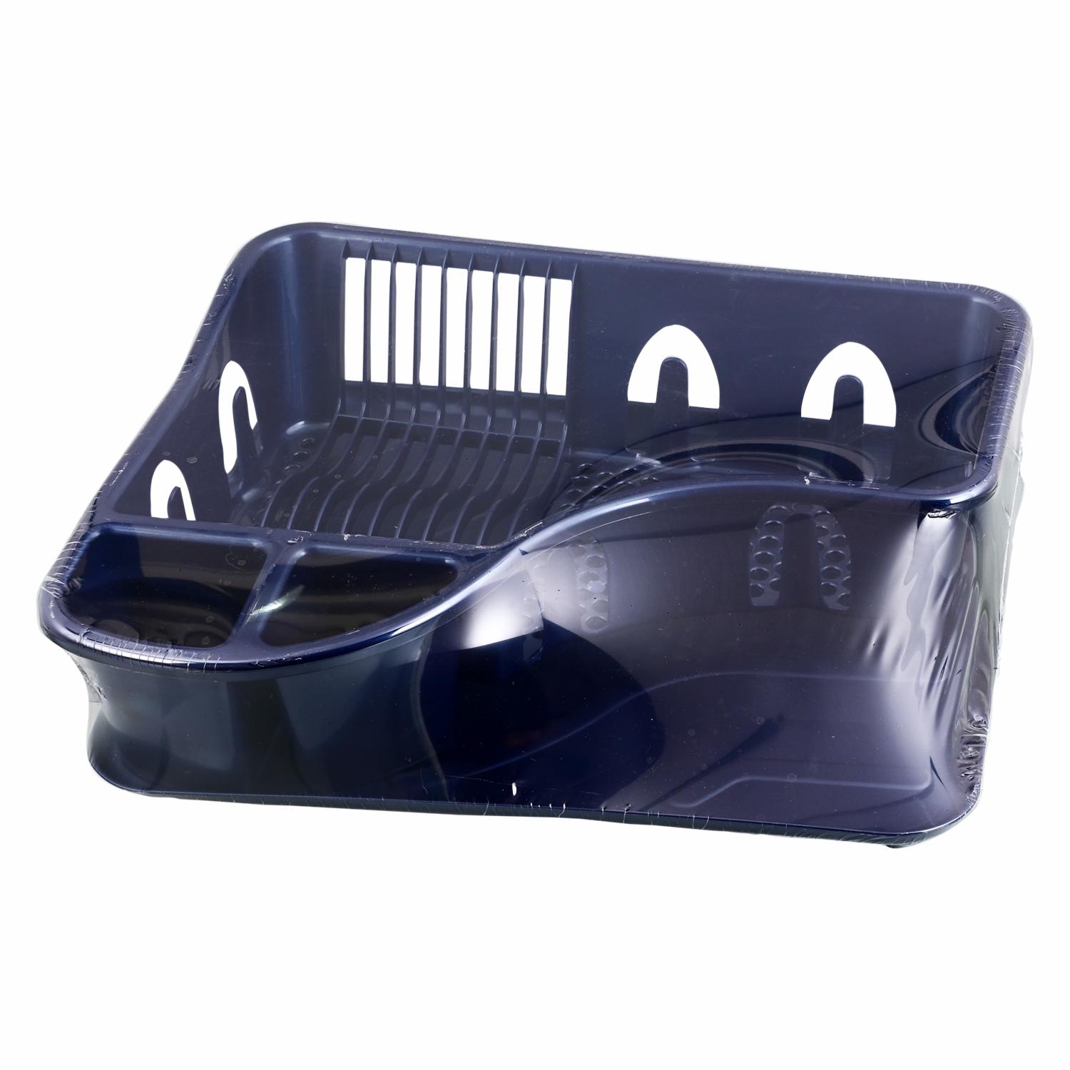 Escurridor Para Platos Sencillo Azul ESTRA Unidad