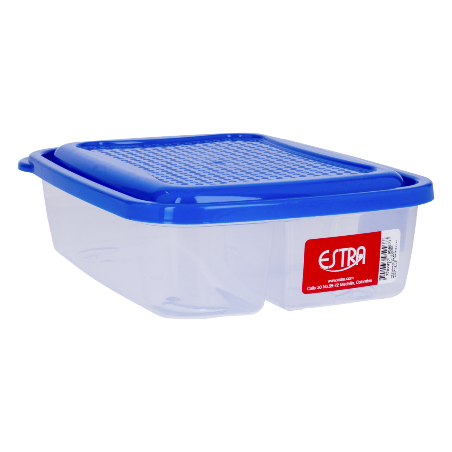 Recipiente Básico Rectangular Dividido ESTRA 1,4 L