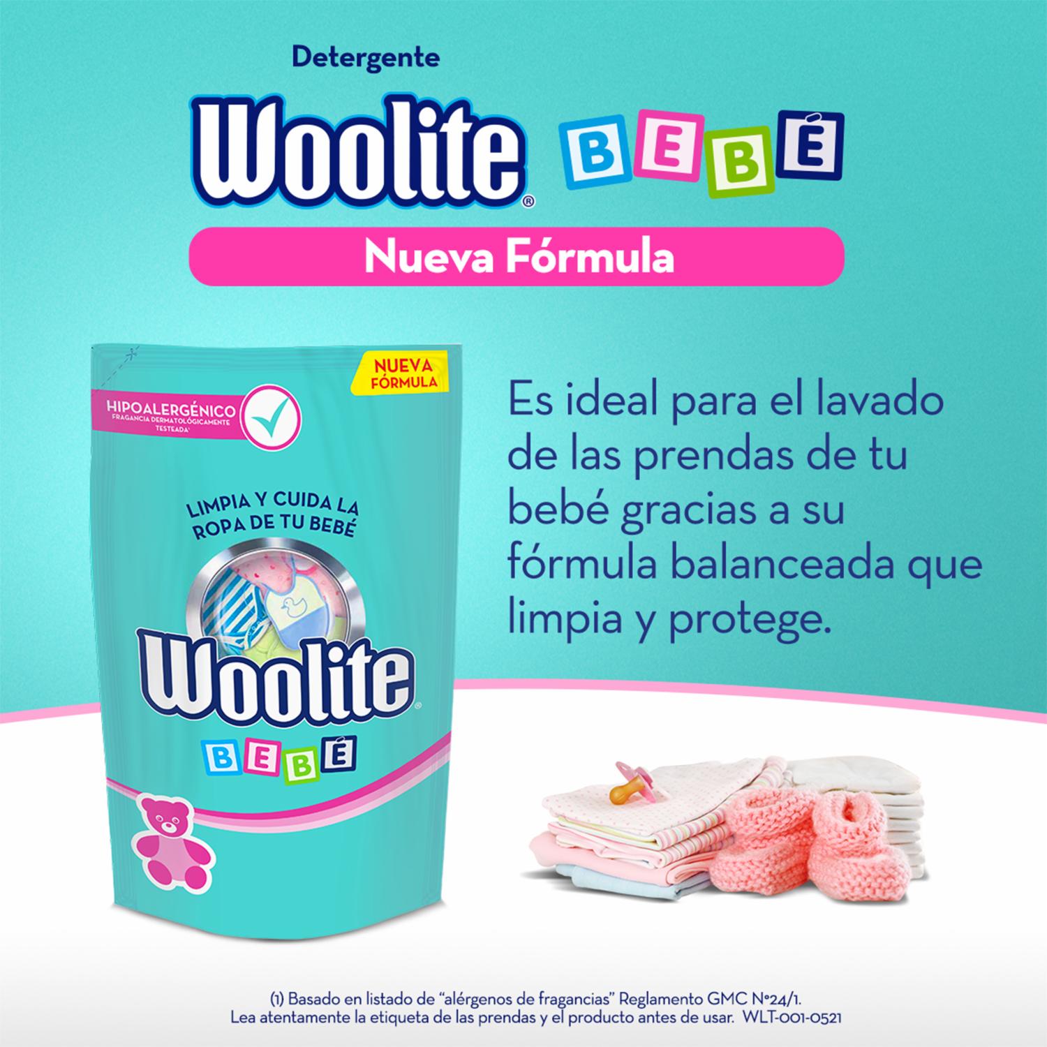 Detergente Líquido Baby WOOLITE 2000 Ml