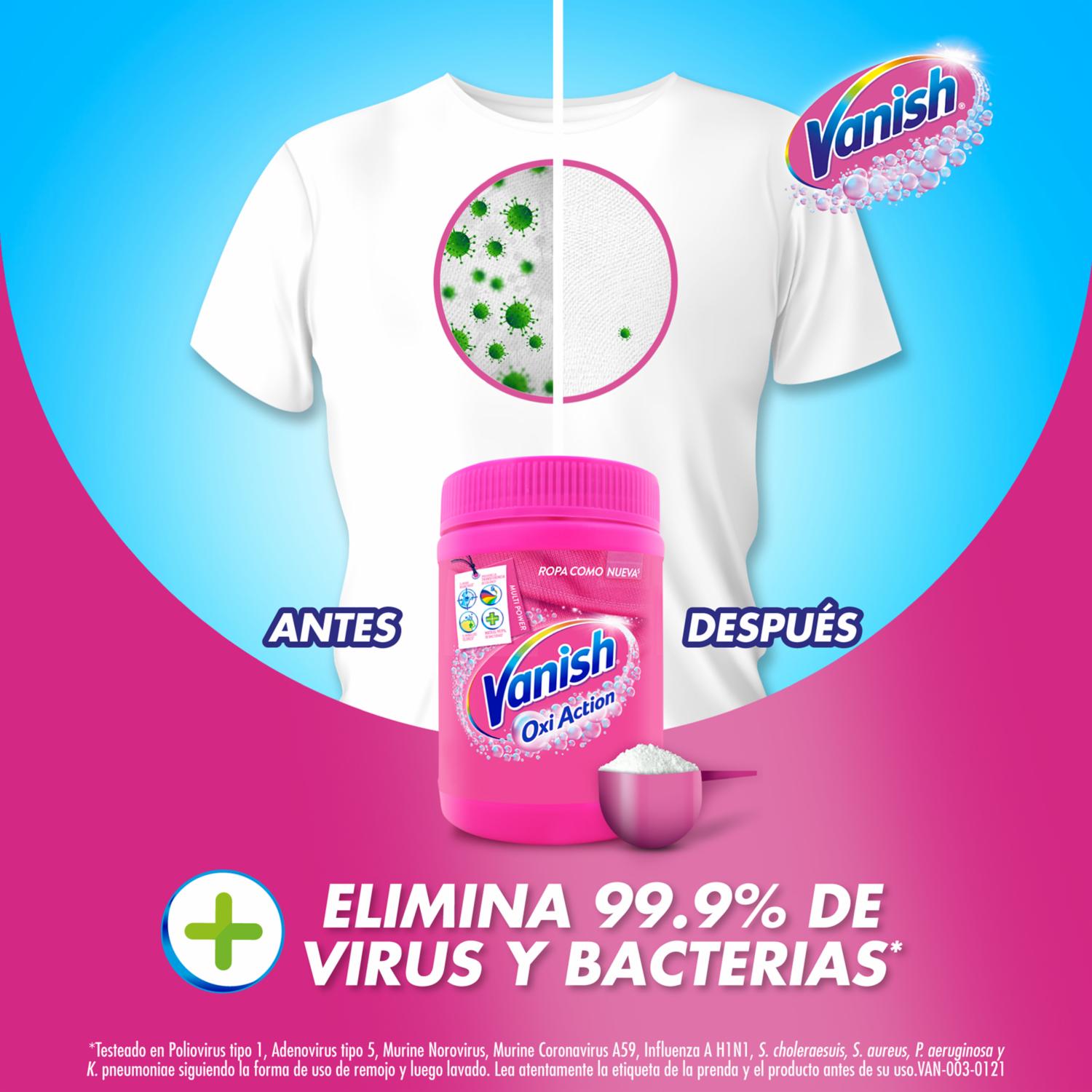 Quita Manchas Polvo Rosa Doy Pack VANISH 240 G