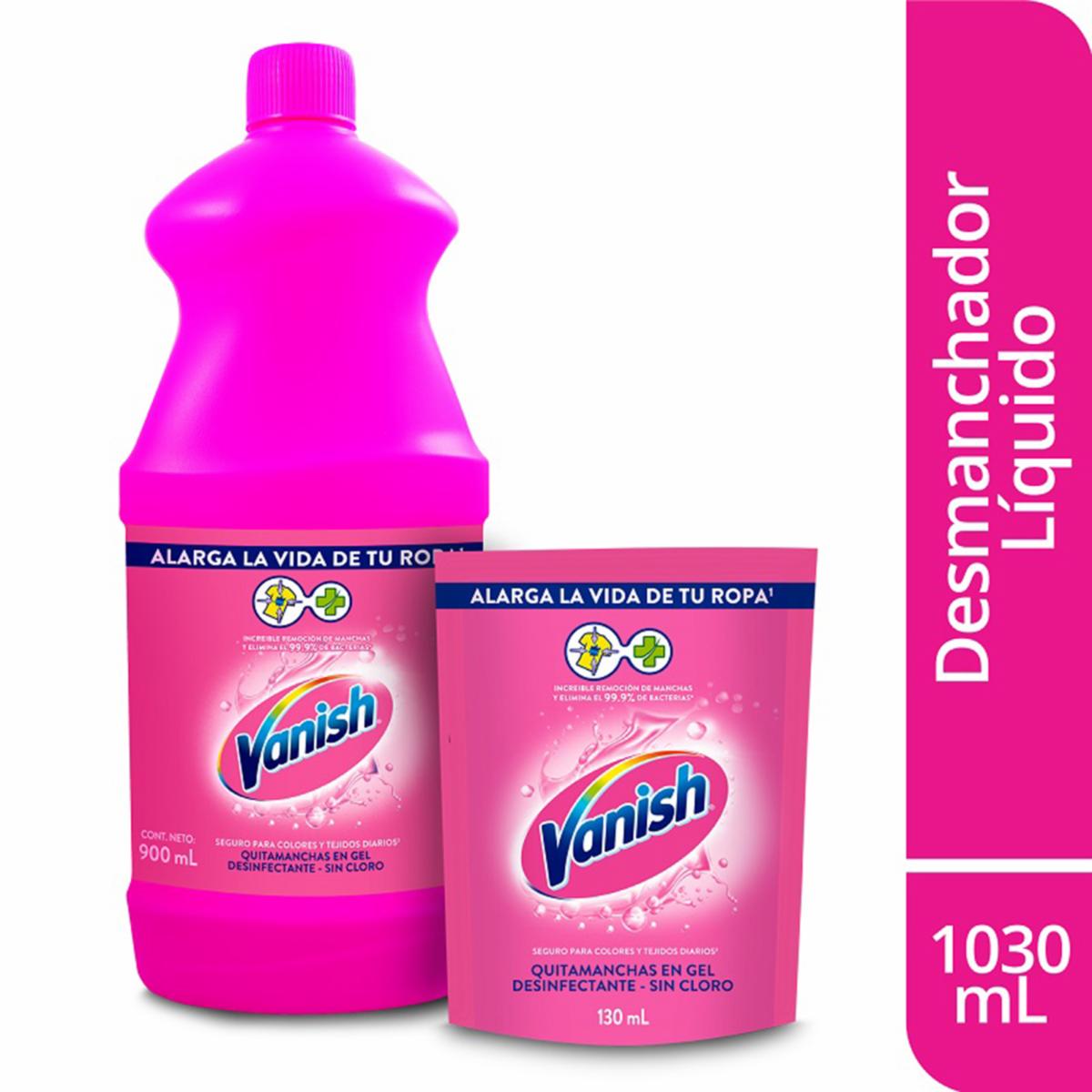 Quitamanchas Pink Gold 900 Ml+ 130 Ml Gratis VANISH 900 Ml