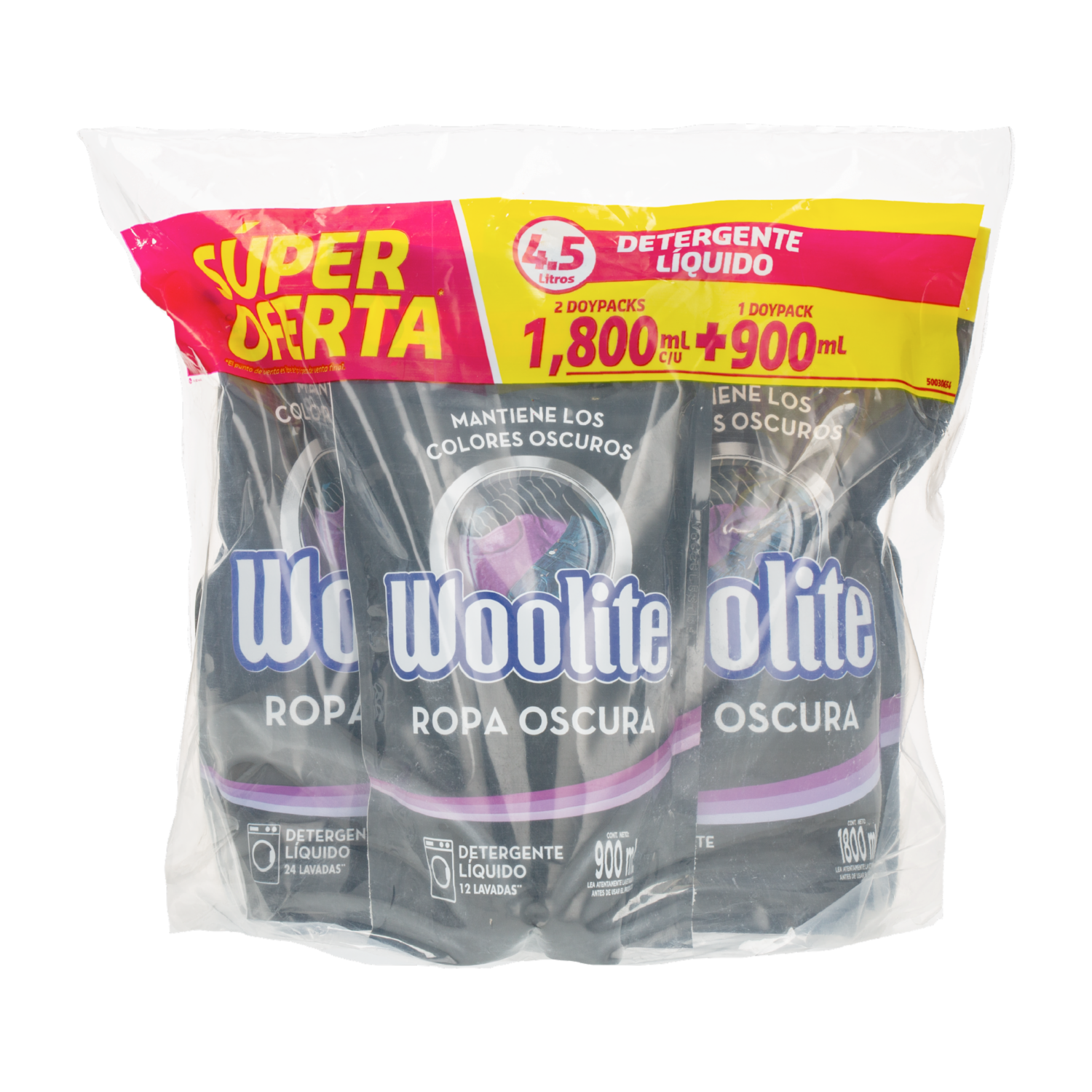 Detergente Líquido Doy Pack Para Ropa Oscura WOOLITE 2 X 900 Ml