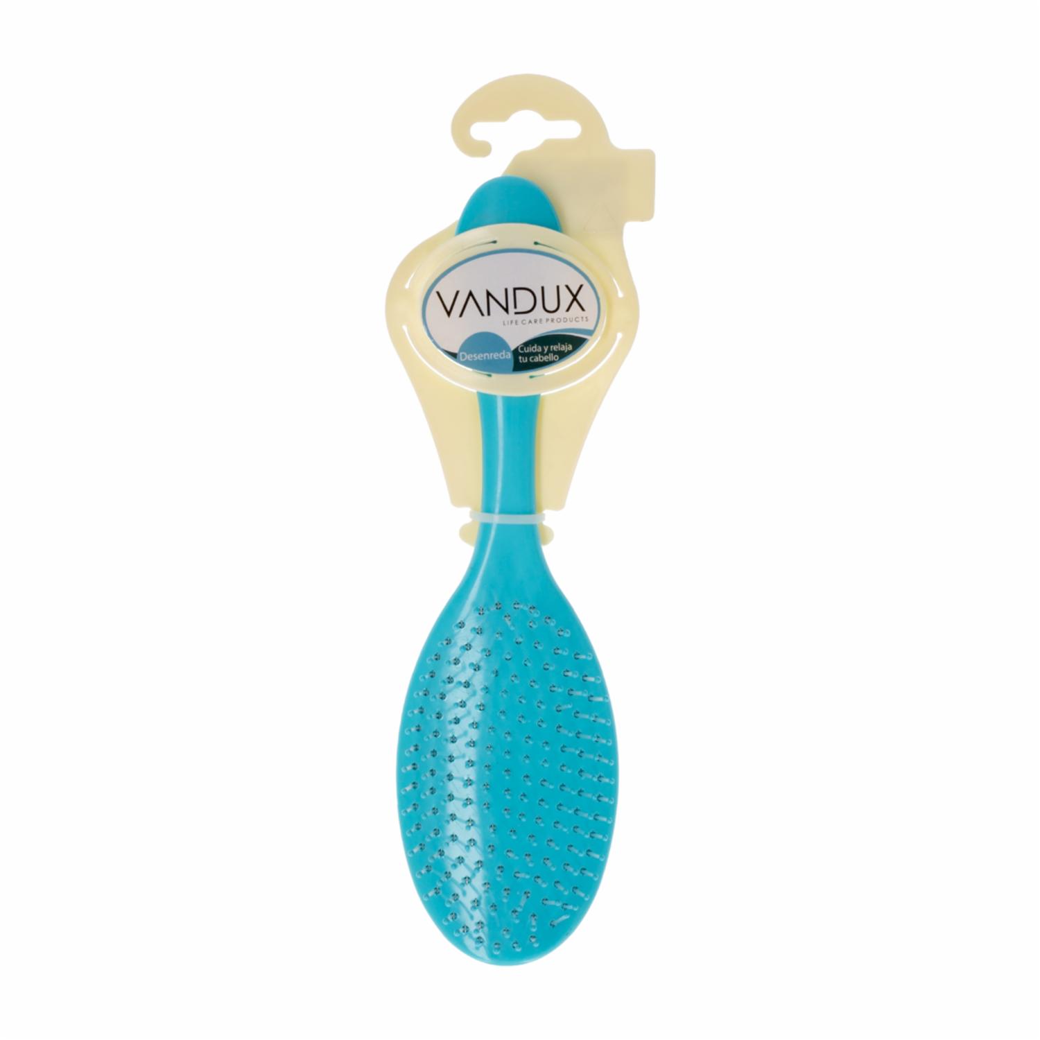 Cepillo De Cabello Plástico Curvo Cerrado VANDUX Mediano