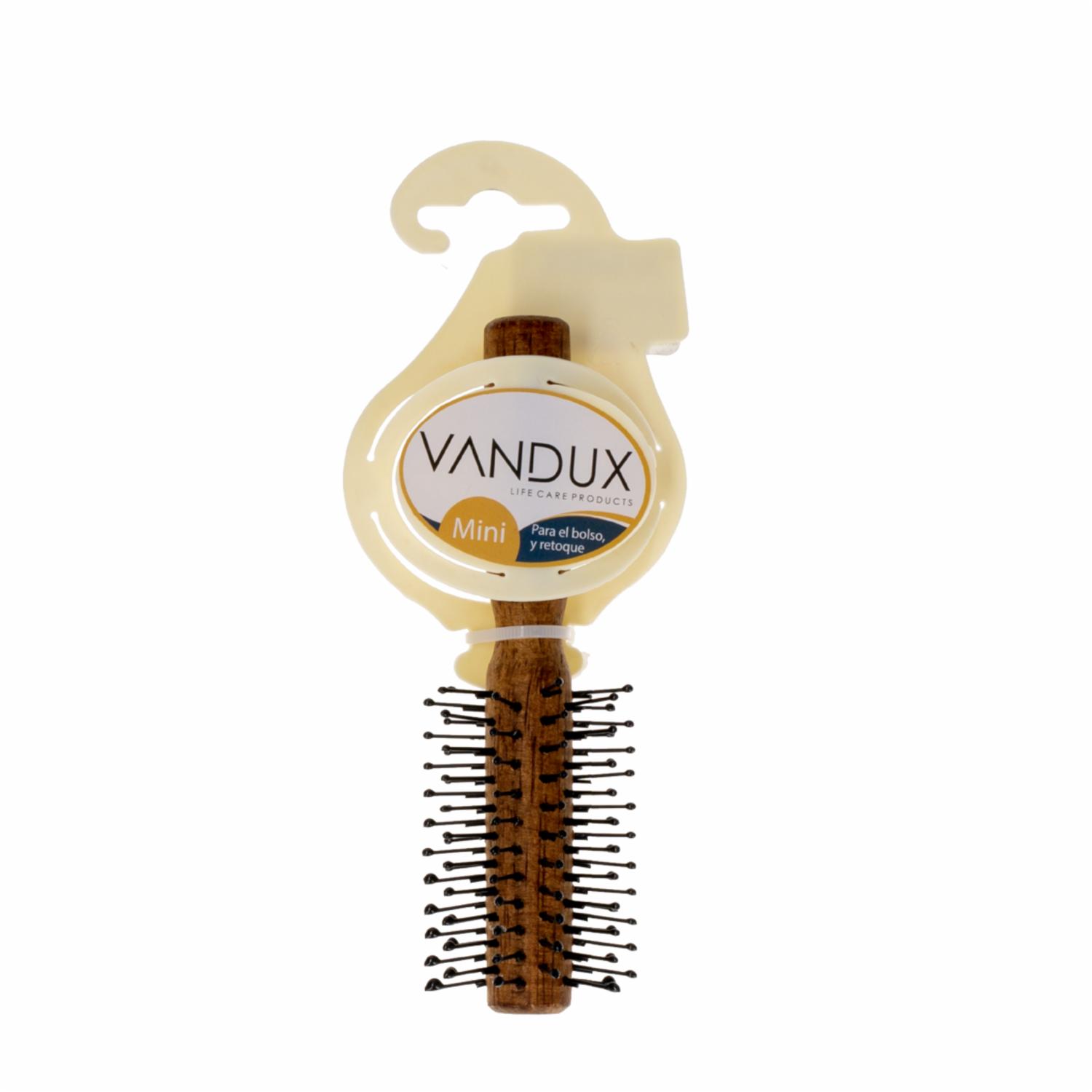 Cepillo De Cabello Mini Redondo De Bolsillo VANDUX Pequeño