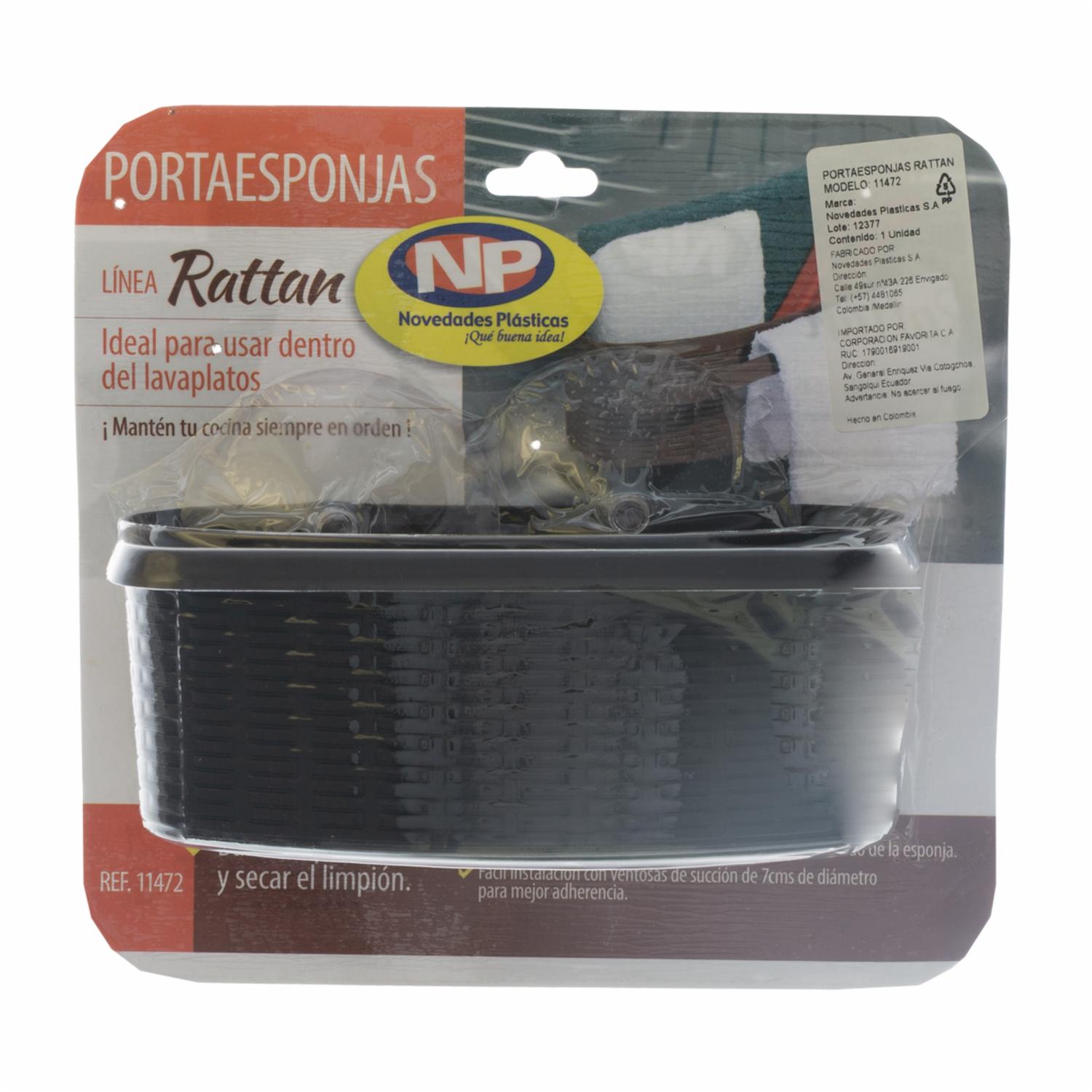 Portaesponjas Ratán NOVEDADES PLÁSTICAS Unidad