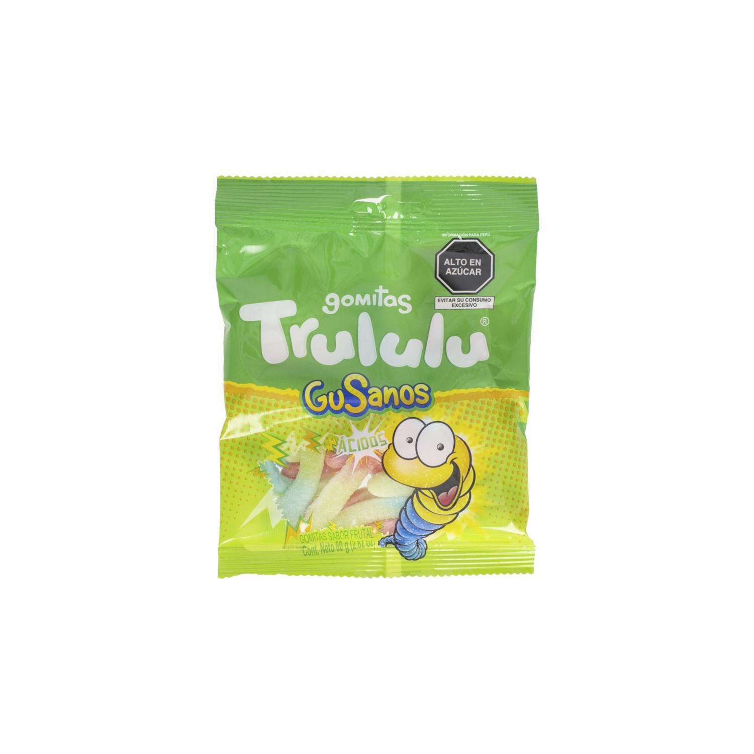 Gomitas Gusanos Ácidos TRULULU Funda