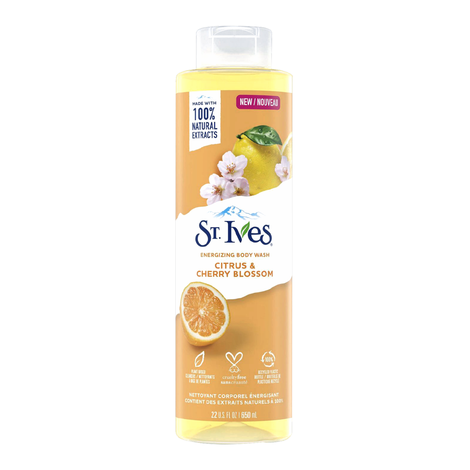 Jabón De Ducha Cítricos Y Flor De Cerezo ST. IVES 650 Ml