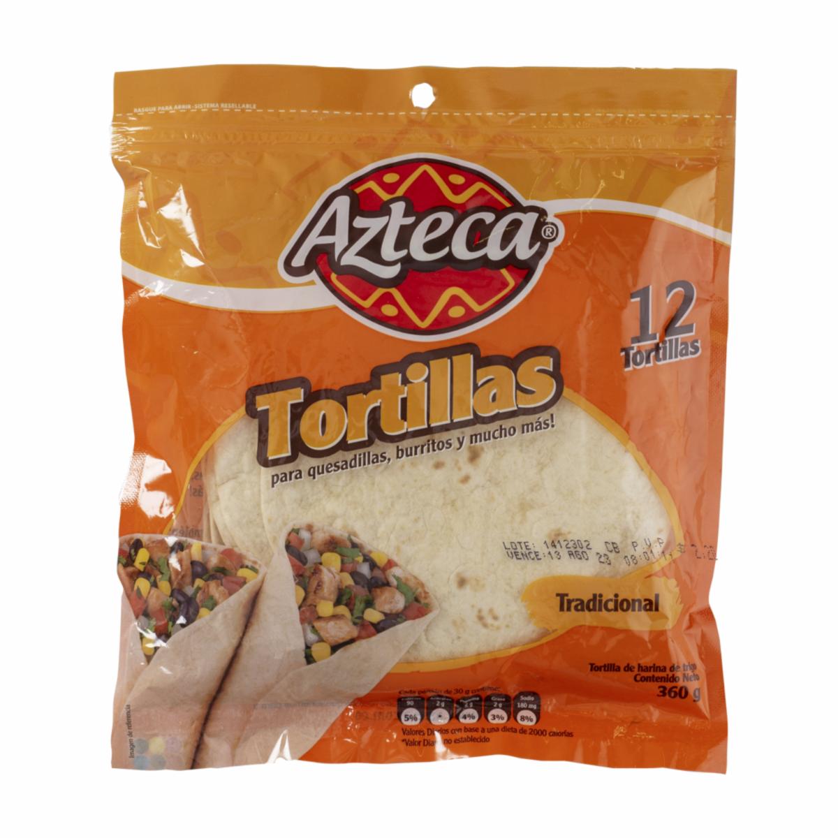 Tortillas Tradicional AZTECA 360 G