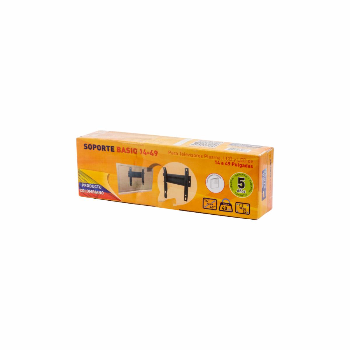 Soporte Plasma Lcd/Led Negro ANDIMALLAS 50 KG