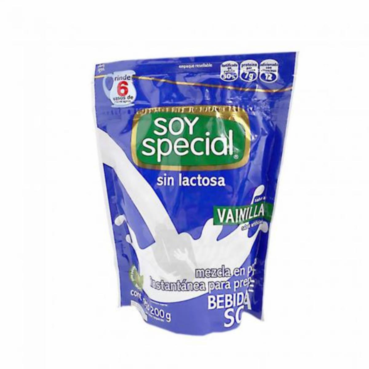 Leche De Soya En Polvo Sabor A Vainilla SOY SPECIAL 600 G