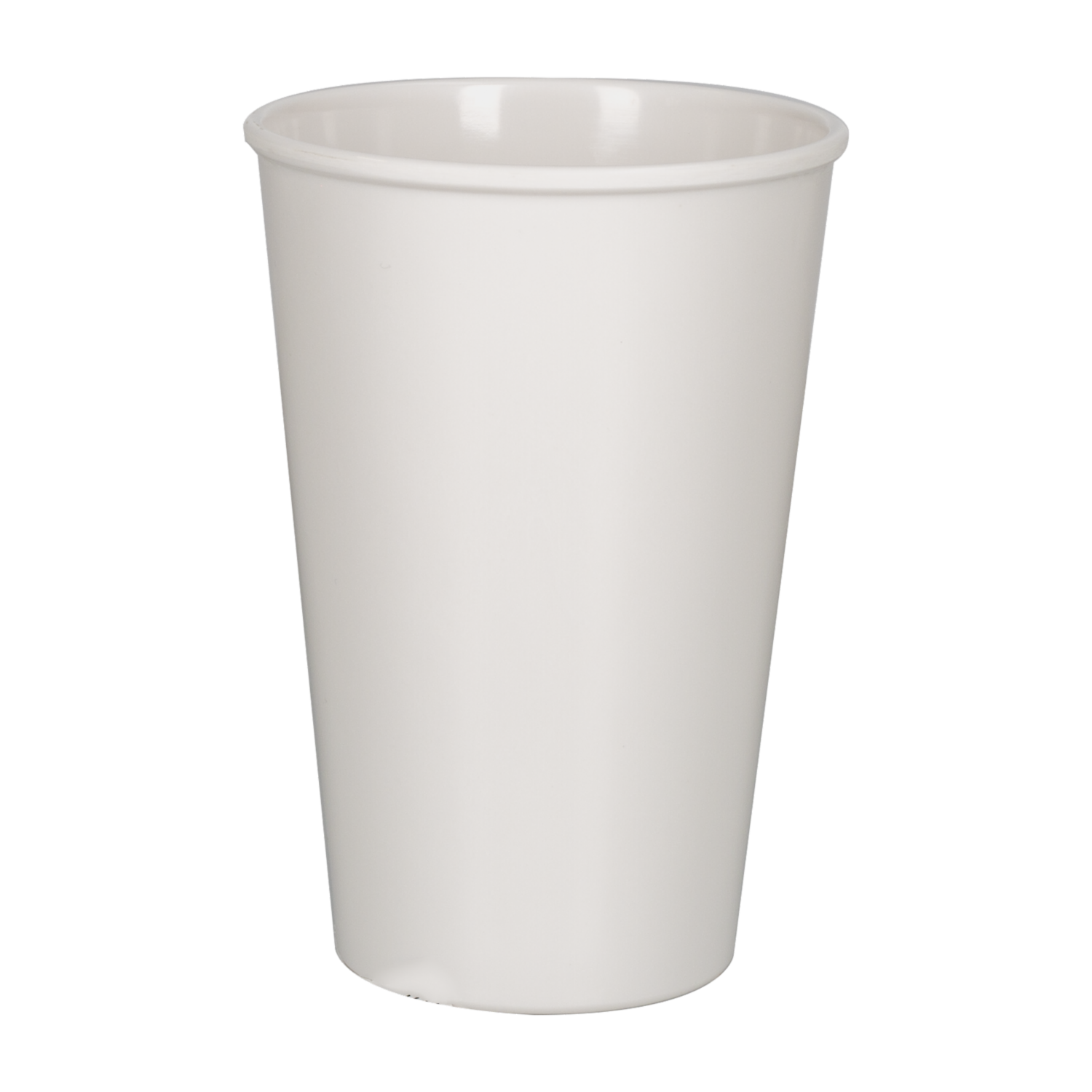 Vaso Plástico Liso Redondeado Blanco 350 Ml VAJILLAS SABANA B1003-A5BL