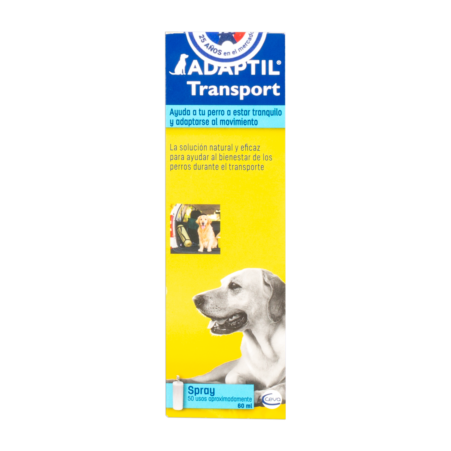 Relajante De Perros Para Viaje ADAPTIL TRANSPORT 60 Ml