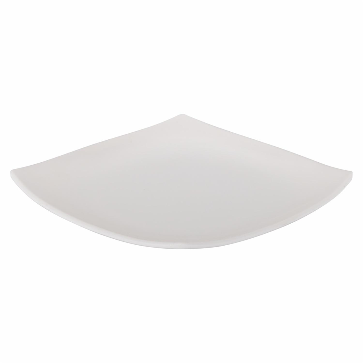 Plato Pequeño Cuadrado Blanco VAJILLAS SABANA 17 X 17 Cm