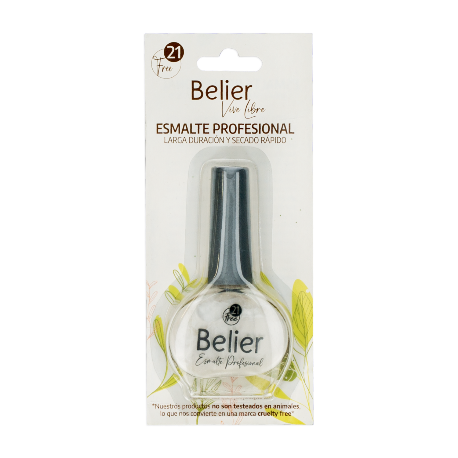 Esmalte De Uñas Blanco Nacarado BELIER 13 Ml