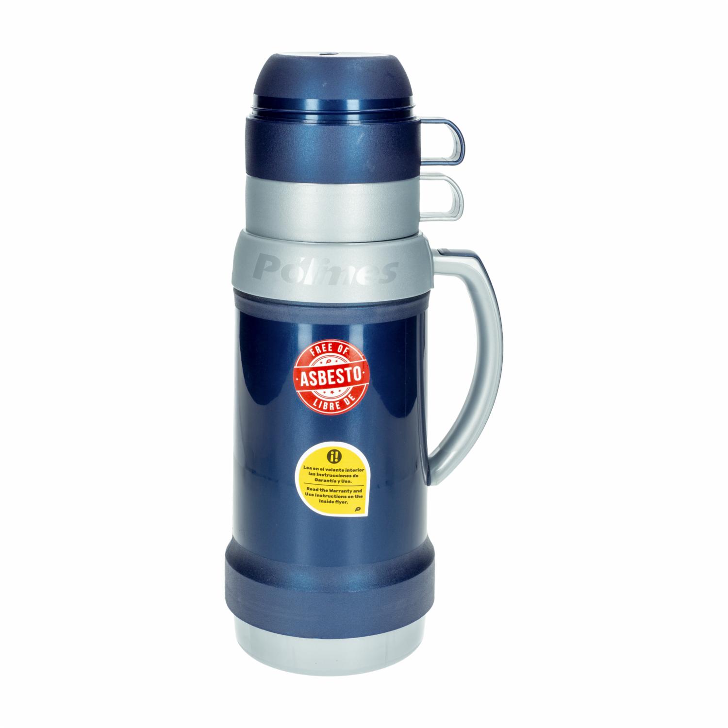 Termo Con Ampolla De Vidrio Deluxe PÓLIMES 1 Litro