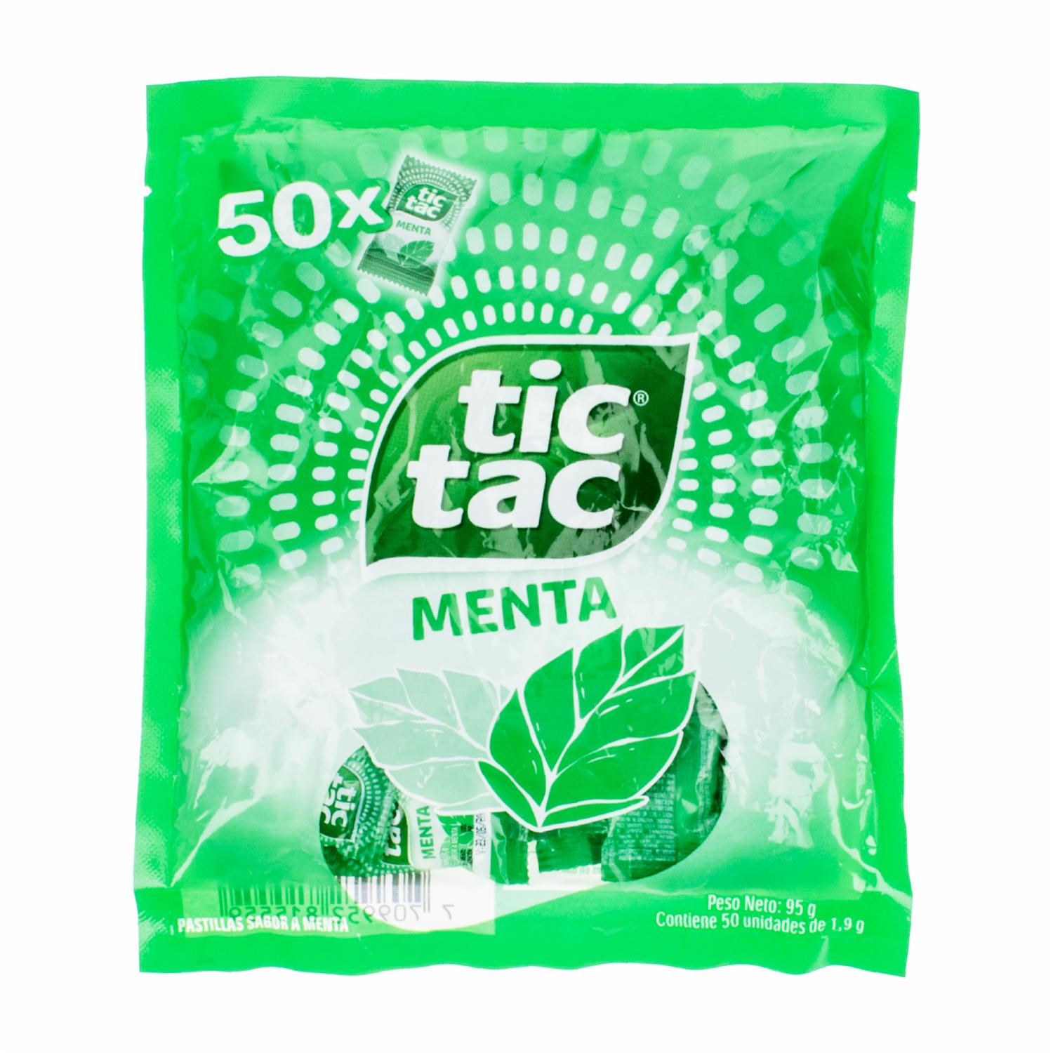 Caramelos Masticables Sabor A Menta TIC TAC 95 G