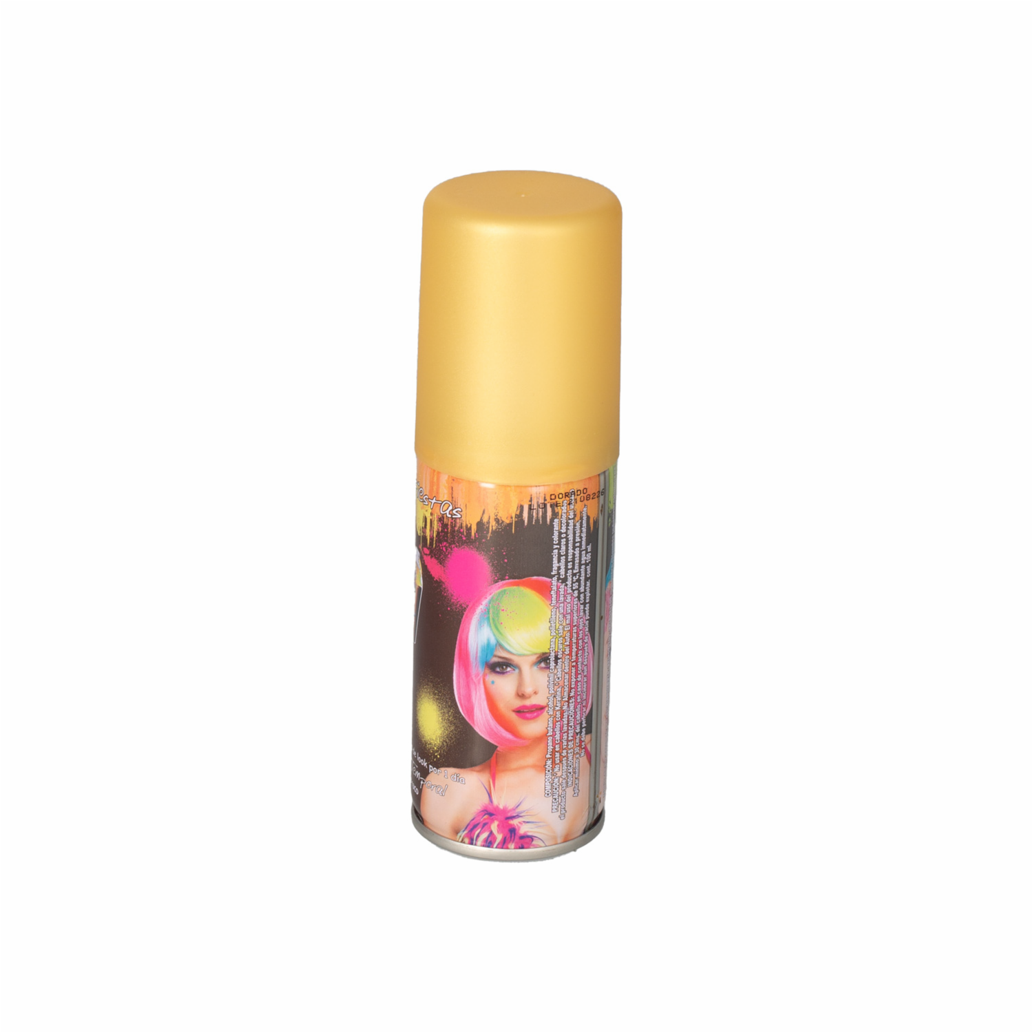 Tinte De Cabello Temporal En Spray Color Dorada PELUCA LOCA 100 Ml