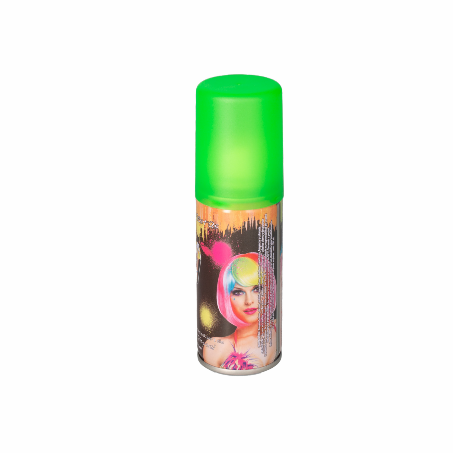 Tinte De Cabello Temporal En Spray Color Verde PELUCA LOCA 100 Ml