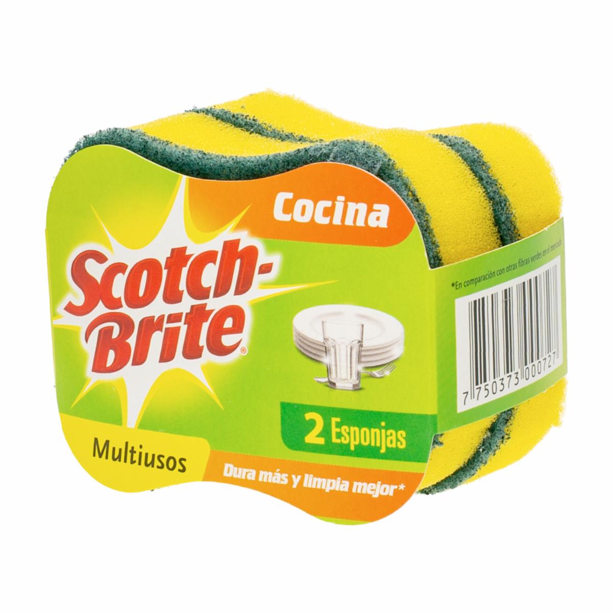 Esponja Pequeña Multiusos SCOTCH-BRITE 2 Uds