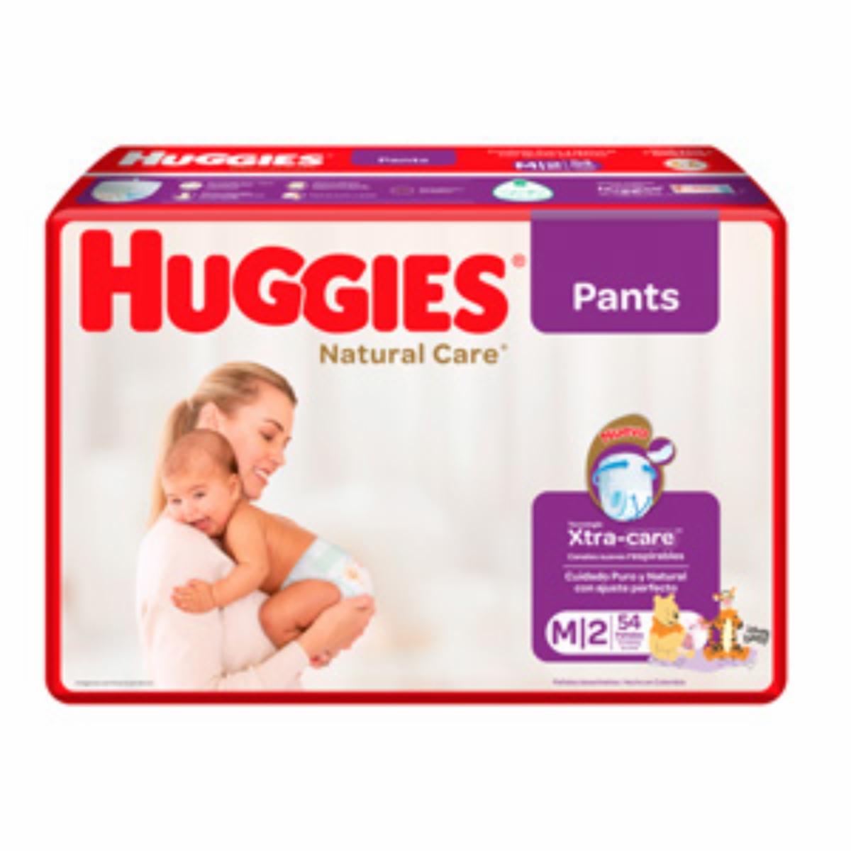 Pañales Desechables Natural Care M Etapa 2 HUGGIES X 54 Uds