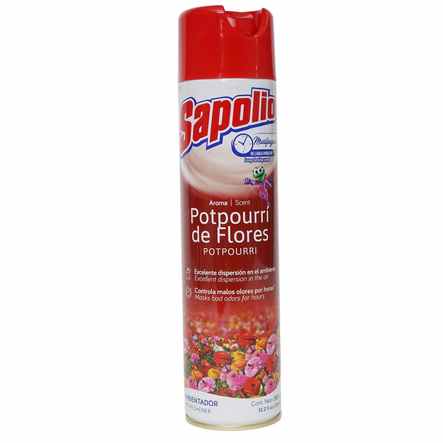 Desodorante Ambiental Aroma Popurrí SAPOLIO 360 Ml