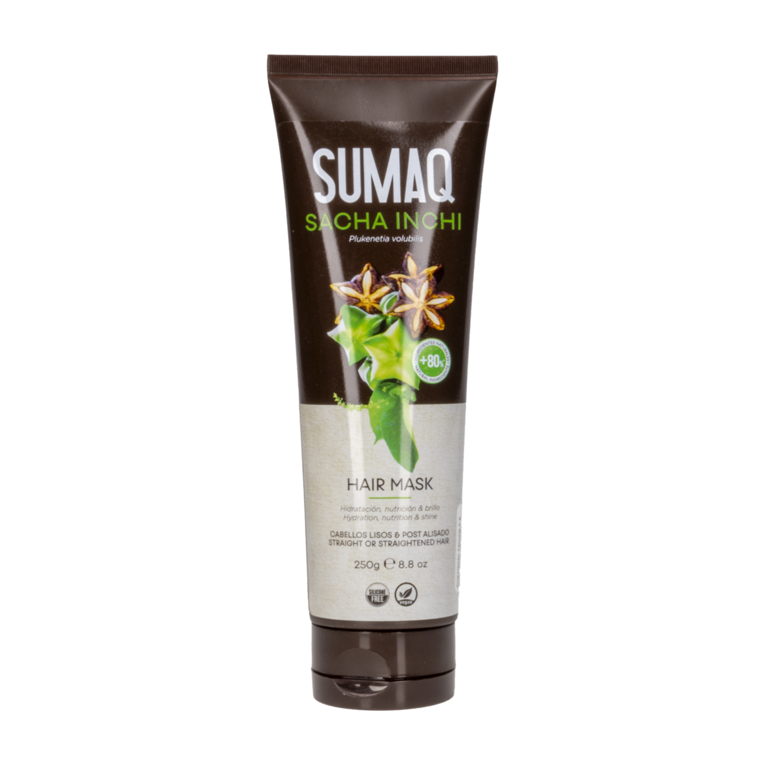 Mascara Capilar Con Sacha Inchi Para Cabellos Lisos SUMAQ 250 G