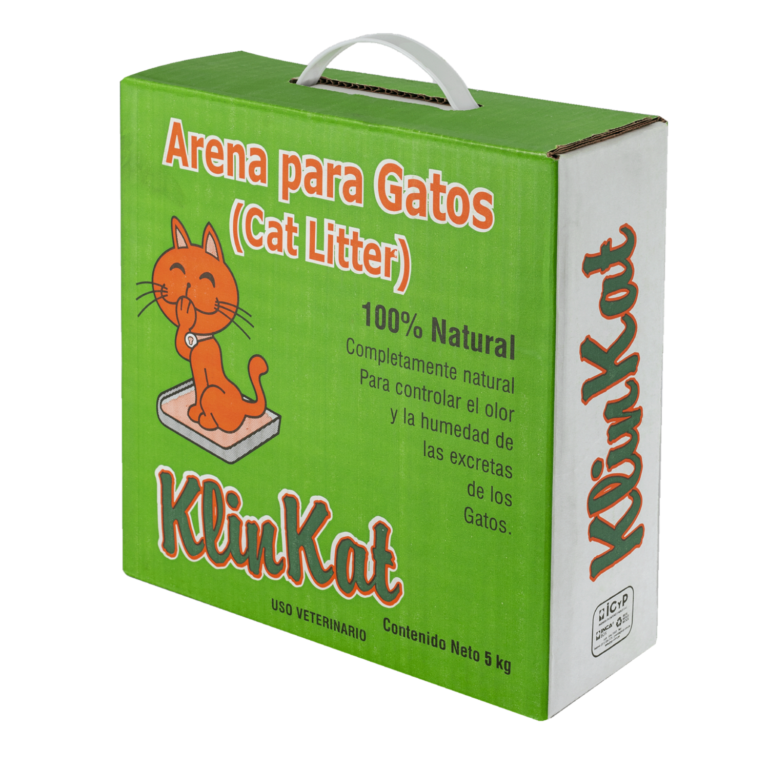 Arena Para Gatos 100% Natural KLINKAT 5 Kg