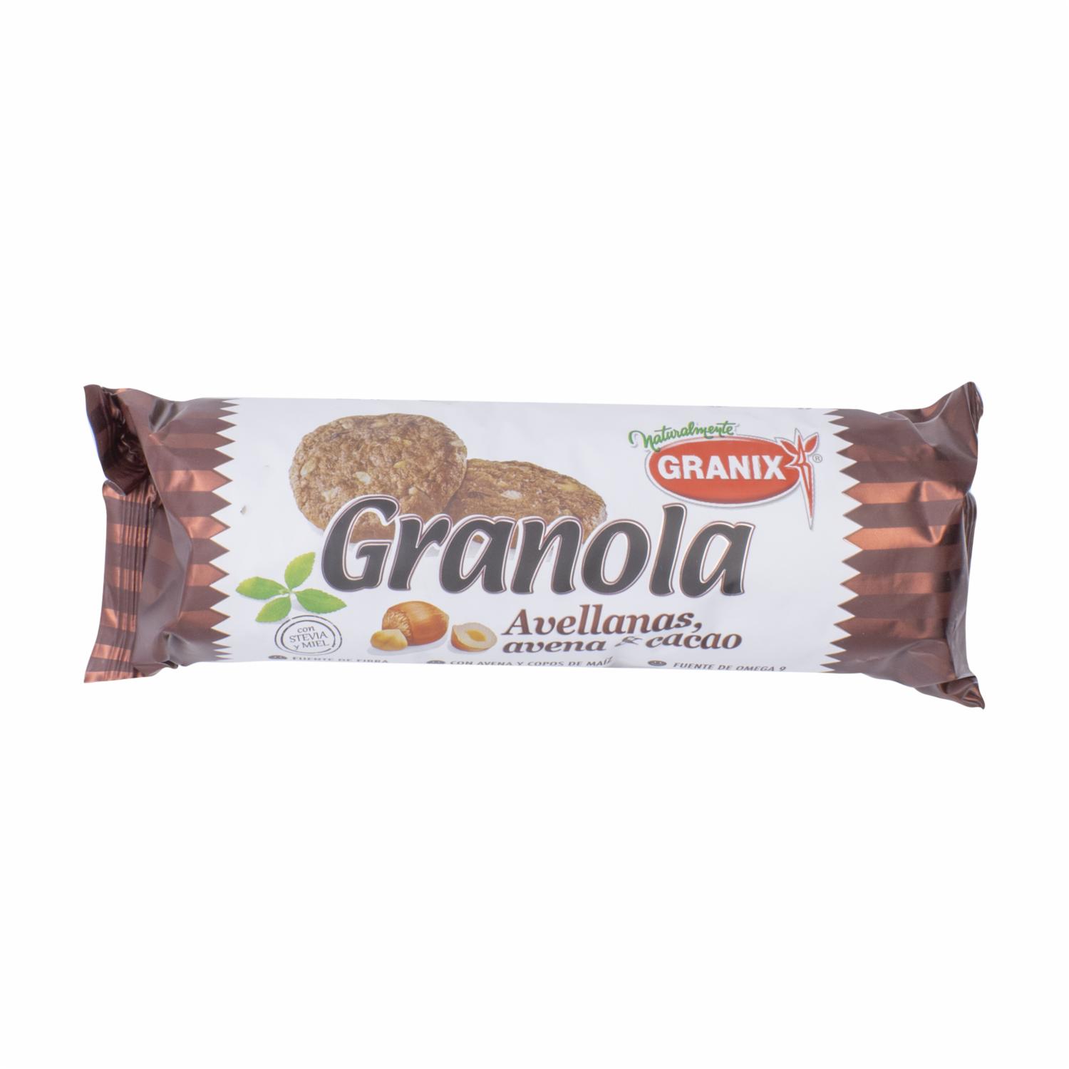 Galleta Con Granola Avellana Avena Y Cacao GRANIX 142 G