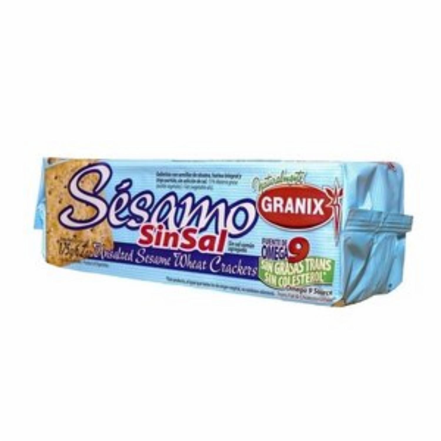 Galleta Integral Sésamo Sin Sal GRANIX 175 g