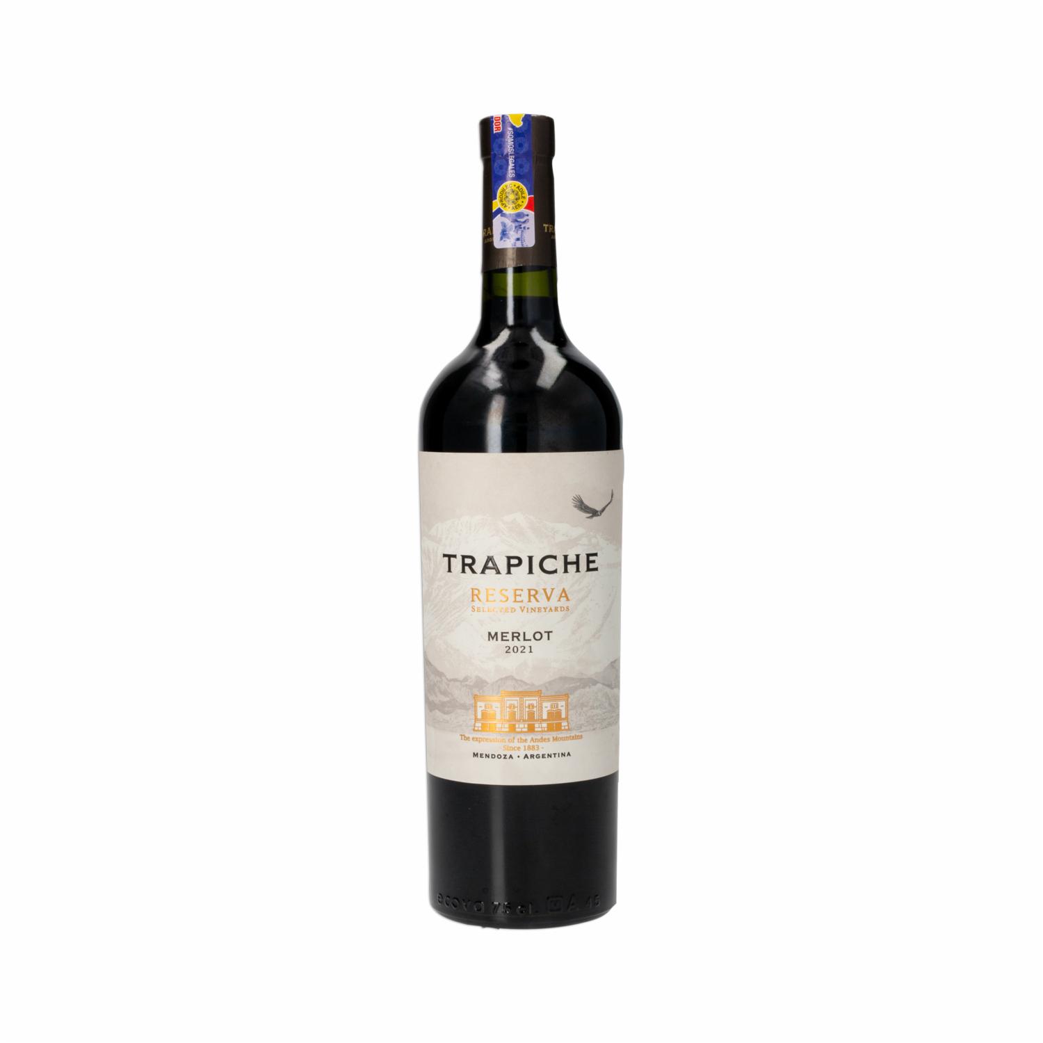 Vino Tinto Merlot TRAPICHE 750 Ml
