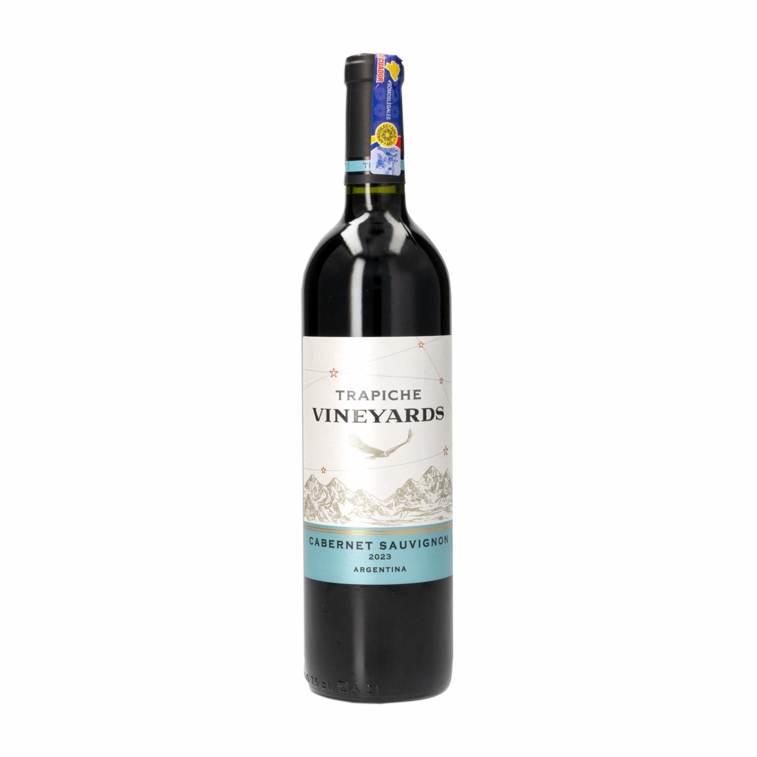 Vino Tinto Cabernet Sauvignon TRAPICHE 750 Ml