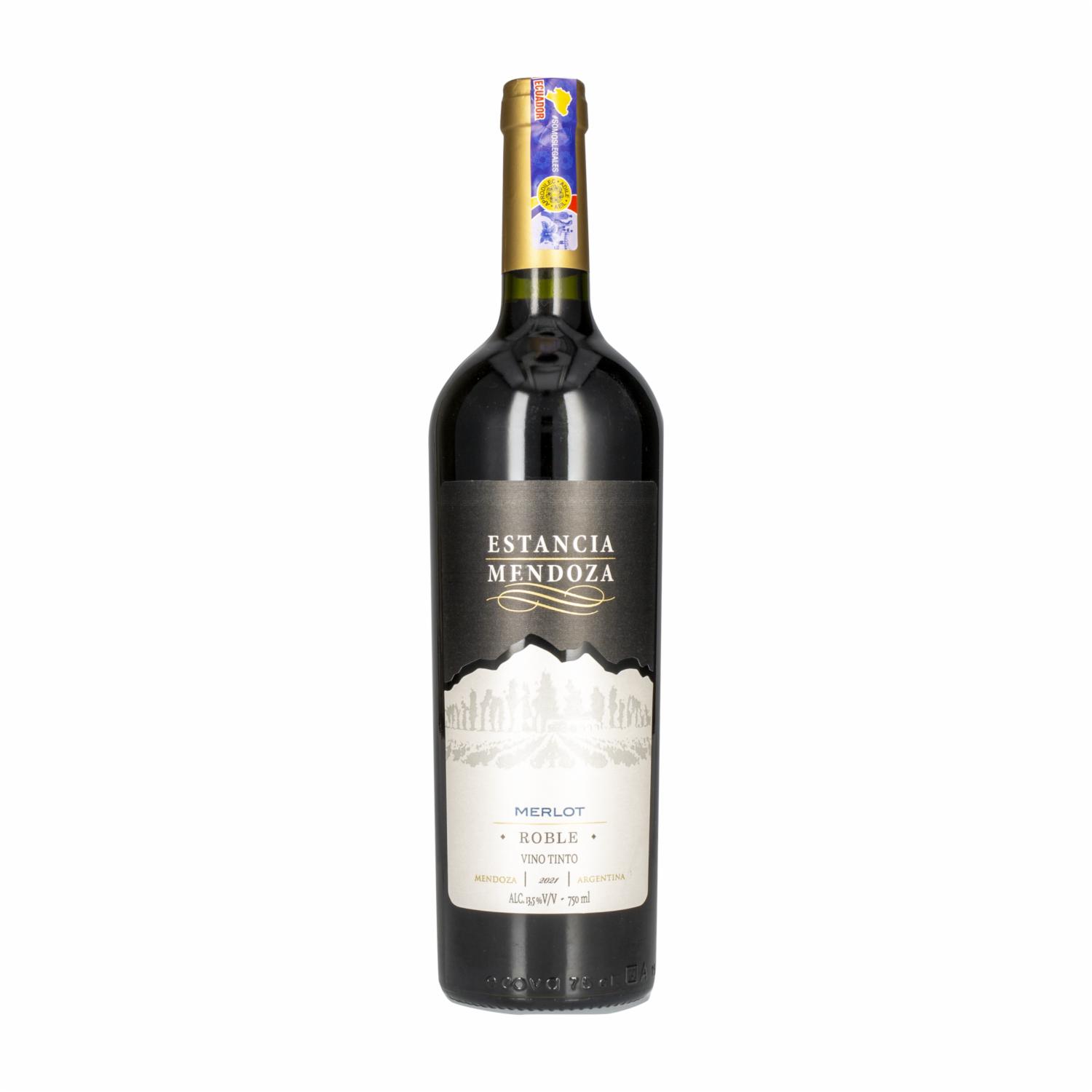 Vino Tinto Merlot Estancia Mendoza 750 Ml